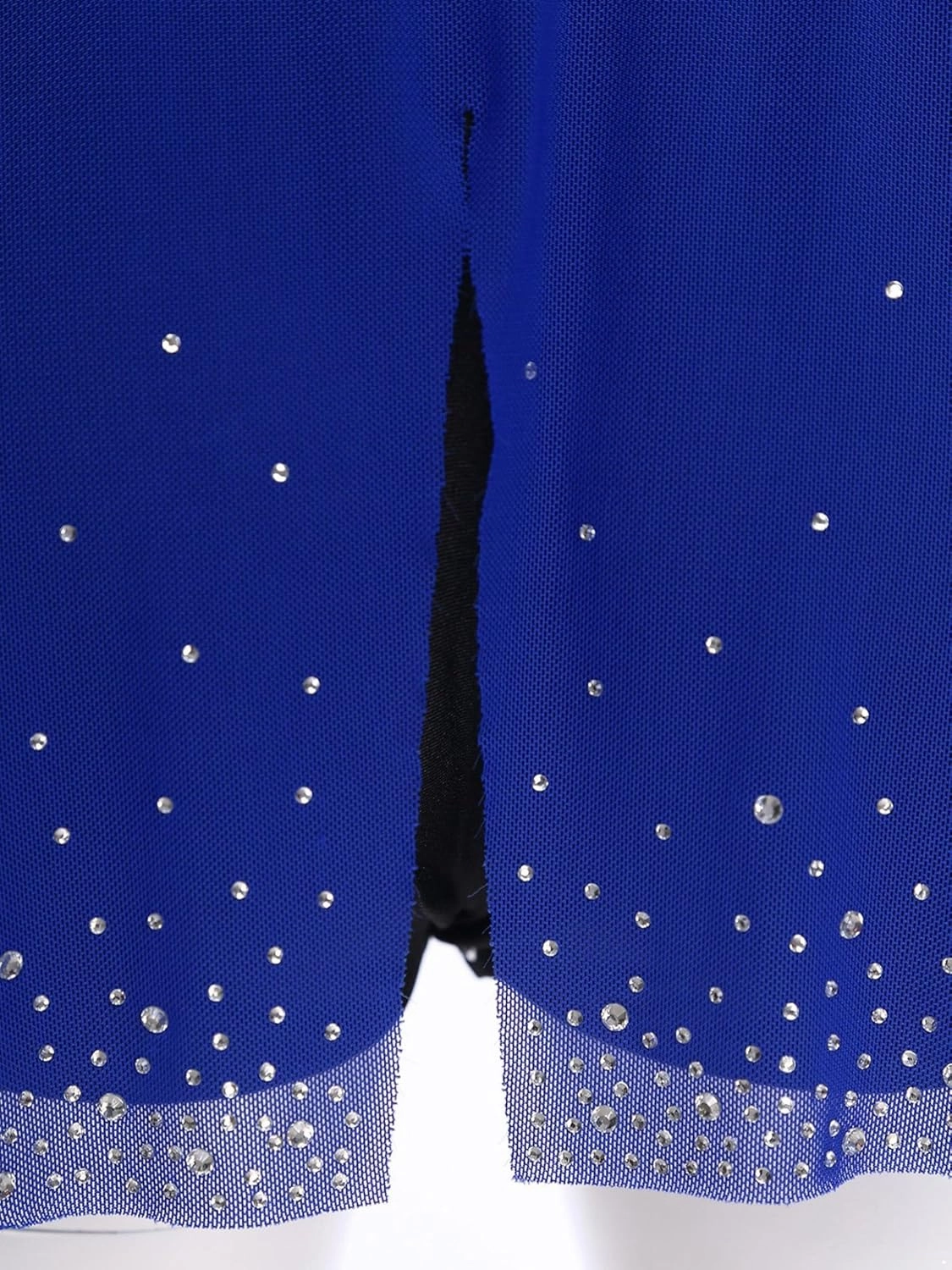 Men's Latin Dance Leotard Shiny Rhinestones Deep V-neck Bodysuit Ballroom Salsa Samba Tops