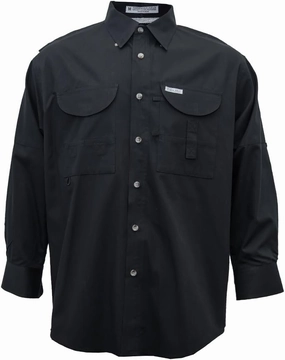Men's Long Sleeve Fishing Button Down Shirt, Breathable Outdoors Casual Lightweight Shirt