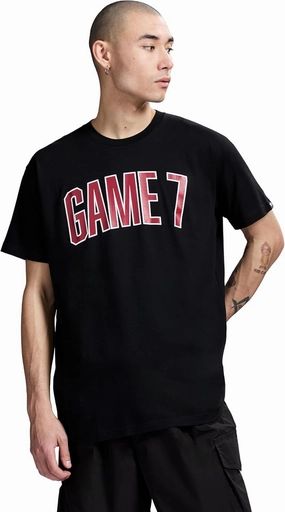 Men's Short Sleeve Lightweight Graphic Logo Crew Neck Cotton T-Shirt