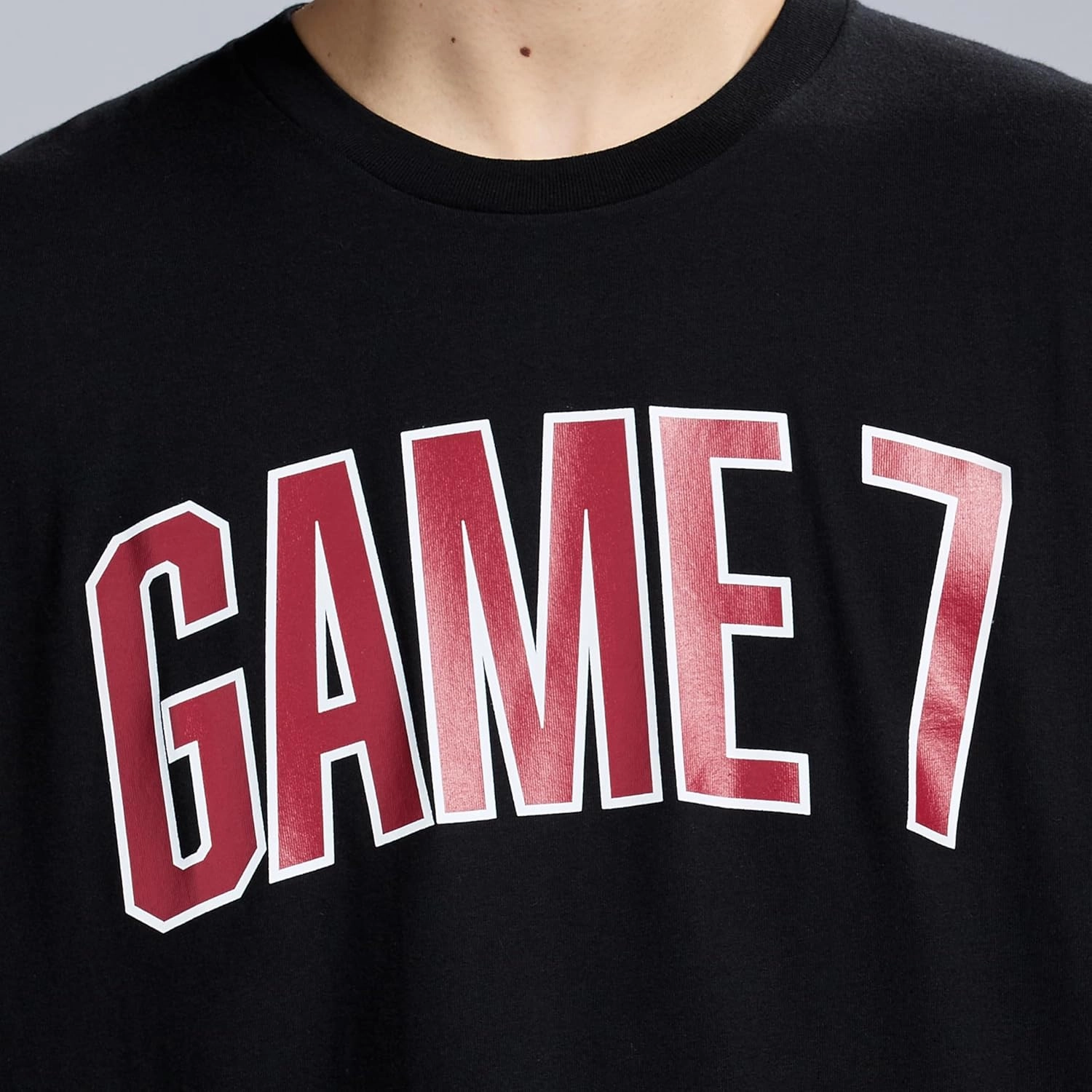 Men's Short Sleeve Lightweight Graphic Logo Crew Neck Cotton T-Shirt