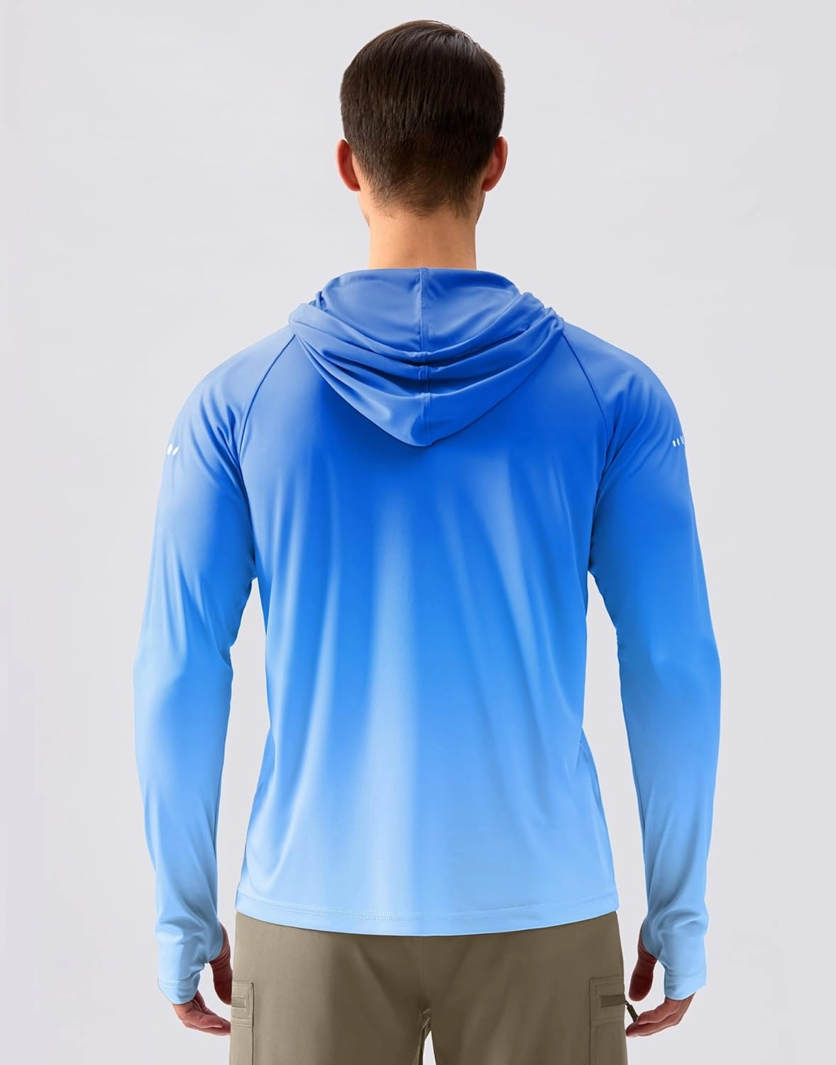 Men's Sun Protection Hoodie Shirt UPF 50  Long Sleeve Fishing Rash Guard UV SPF Summer Lightweight Hiking Shirt for Men