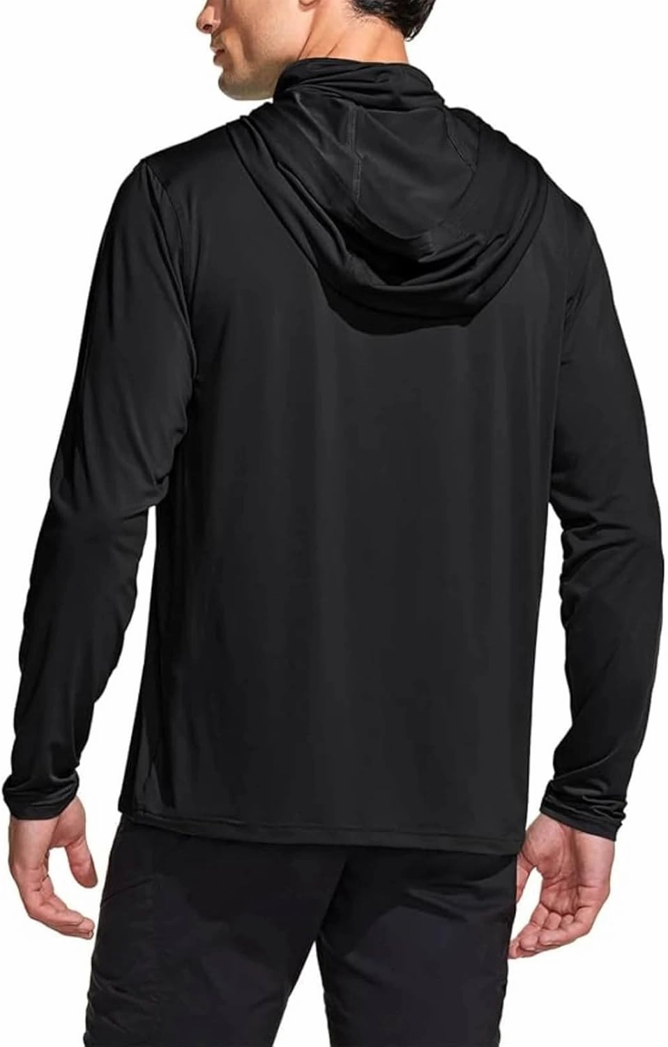 Men's UPF 50  Sun Protection Shirts UV SPF Long Sleeve Hoodies with Mask Summer Outdoor Fishing Rash Guards Shirts