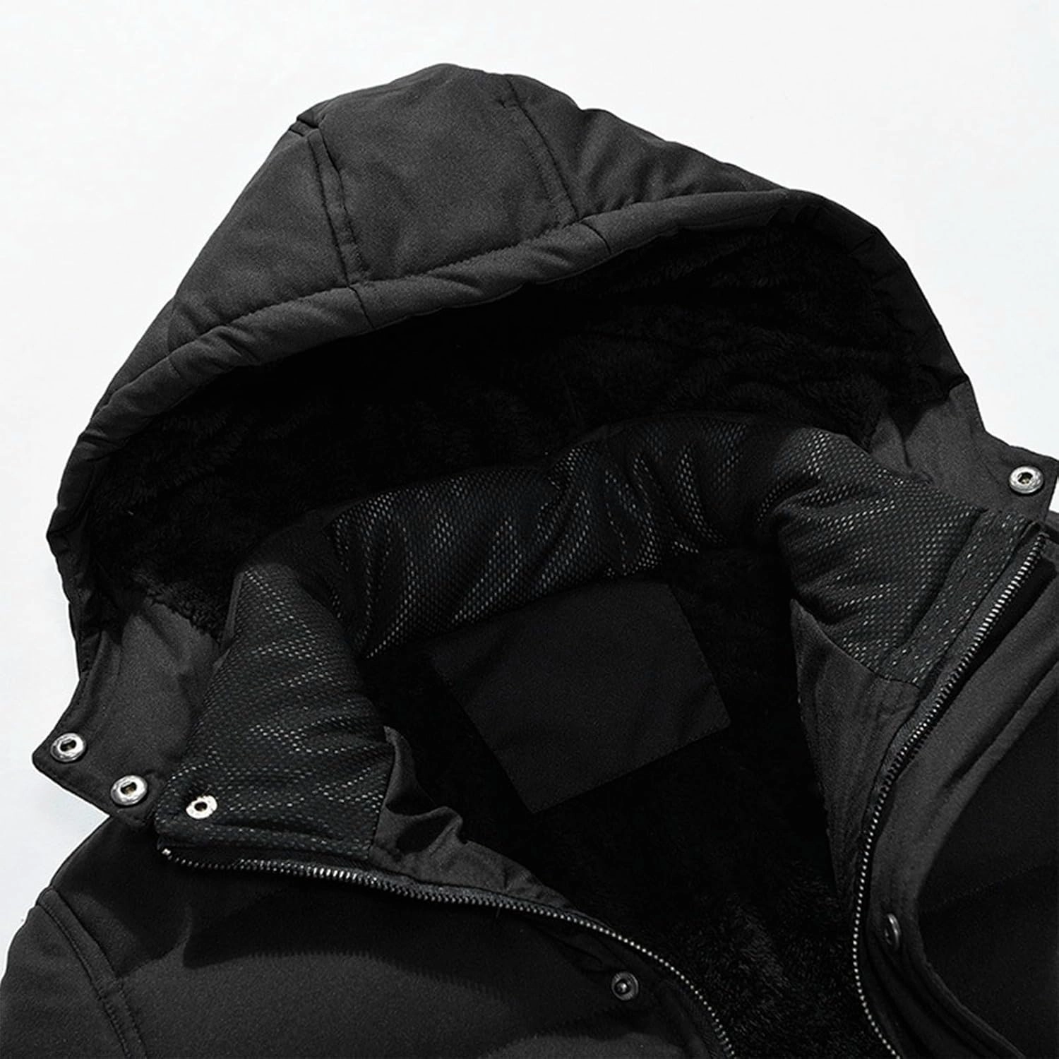 Men's Winter Puffer Jacket Thicken Cotton Down Coat Essentials Lightweight Jacket Travel Padded Jacket