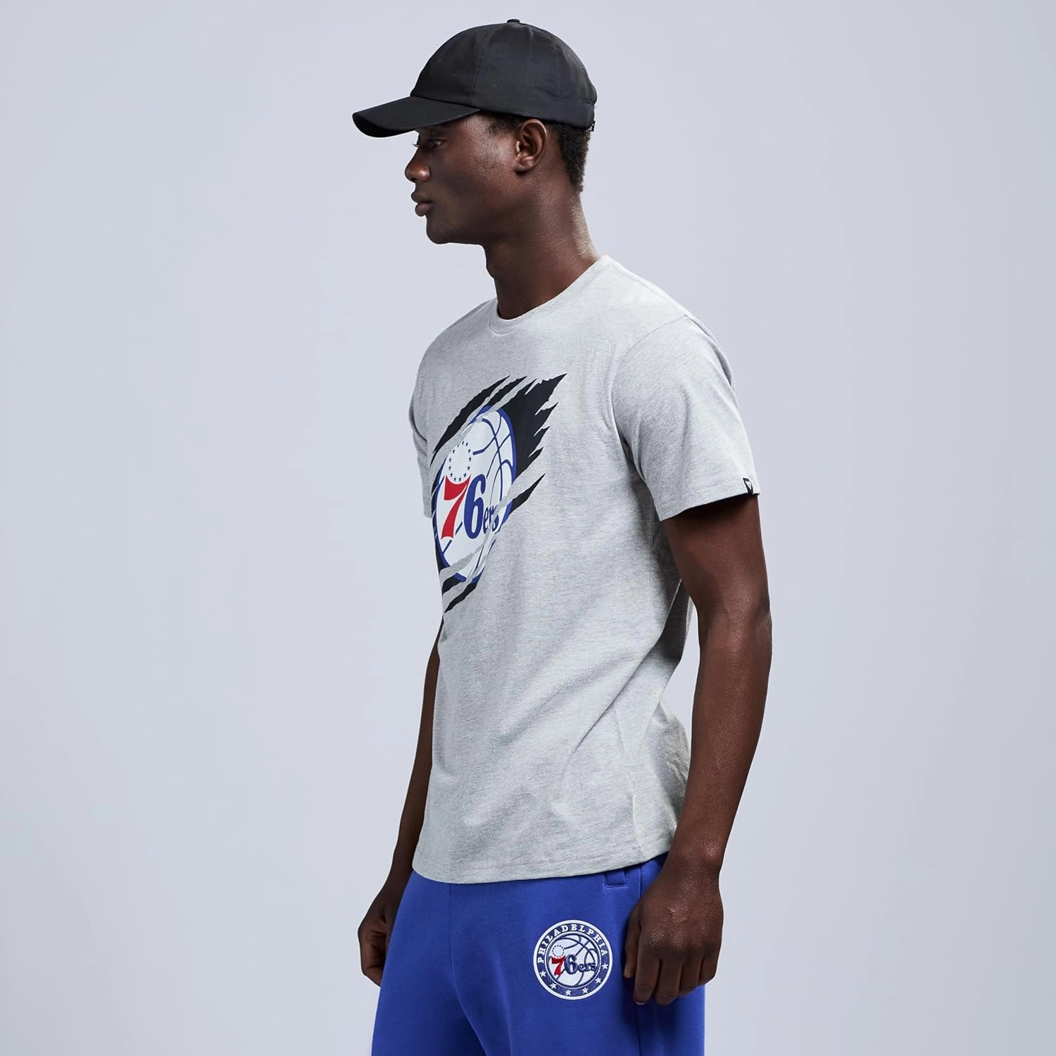 Men's X NBA Officially Licensed Graphic Short Sleeve Lightweight Crew Neck Cotton T-Shirt