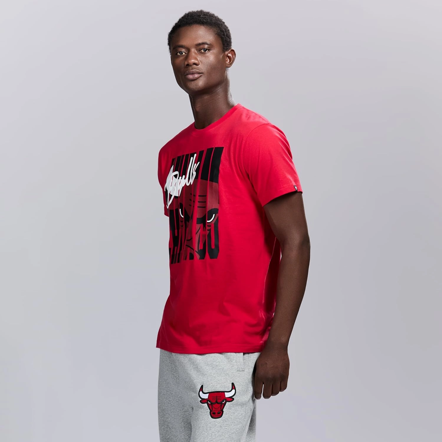 Men's X NBA Officially Licensed Graphic Short Sleeve Lightweight Crew Neck Cotton Team T-Shirt