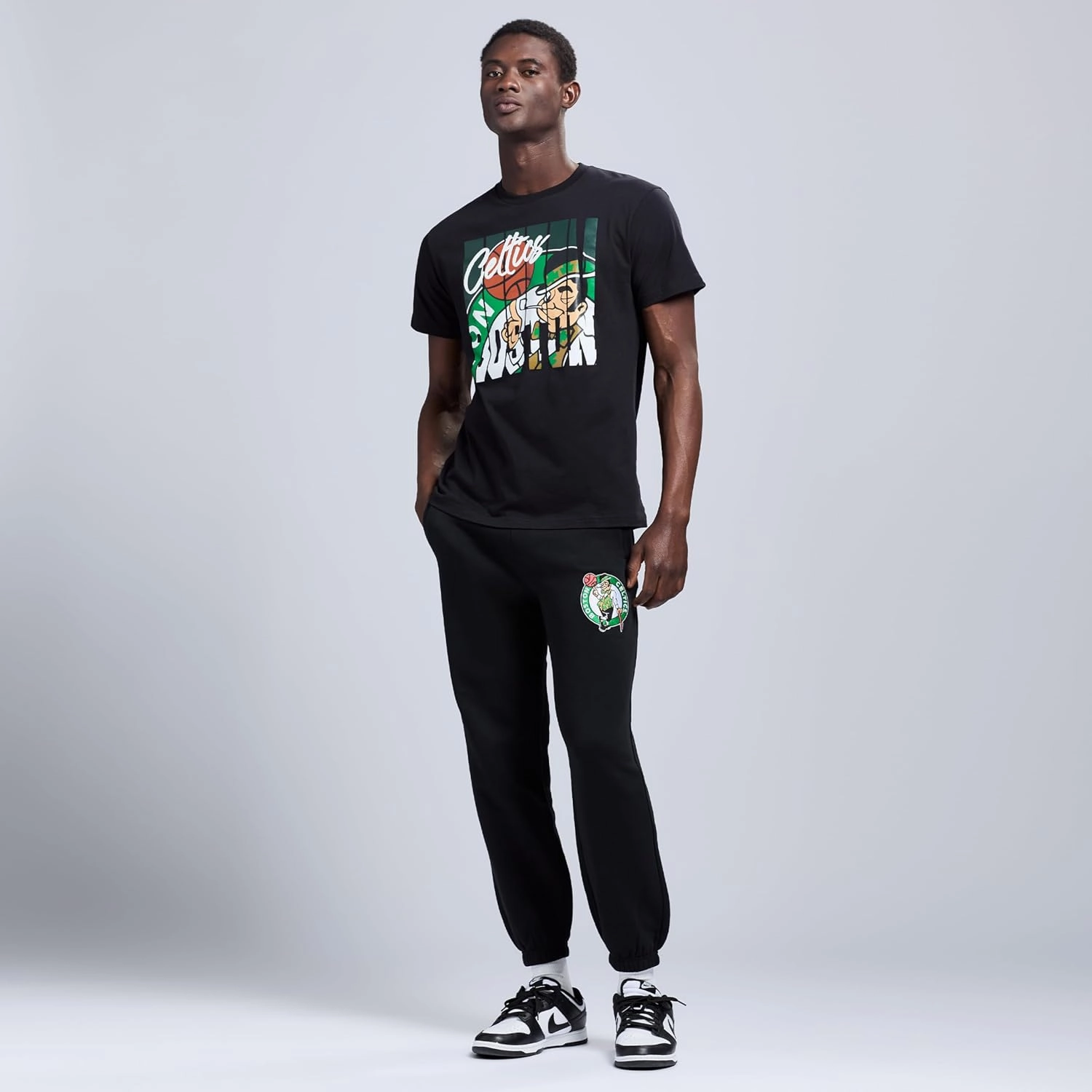 Men's X NBA Officially Licensed Graphic Short Sleeve Lightweight Crew Neck Cotton Team T-Shirt