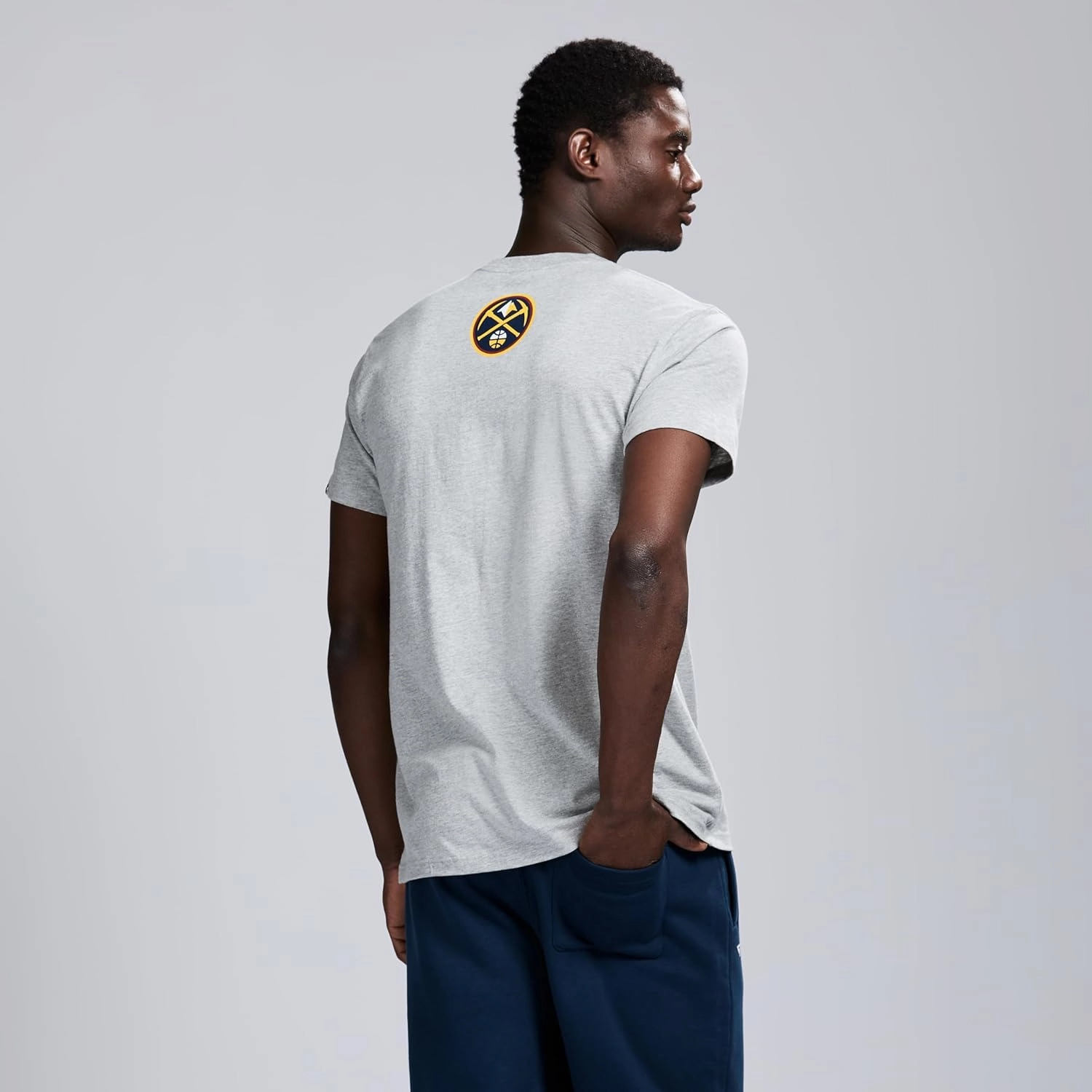 Men's X NBA Officially Licensed Graphic Short Sleeve Lightweight Crew Neck Cotton Team T-Shirt