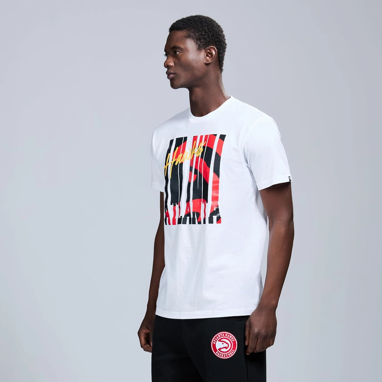 Men's X NBA Officially Licensed Graphic Short Sleeve Lightweight Crew Neck Cotton Team T-Shirt
