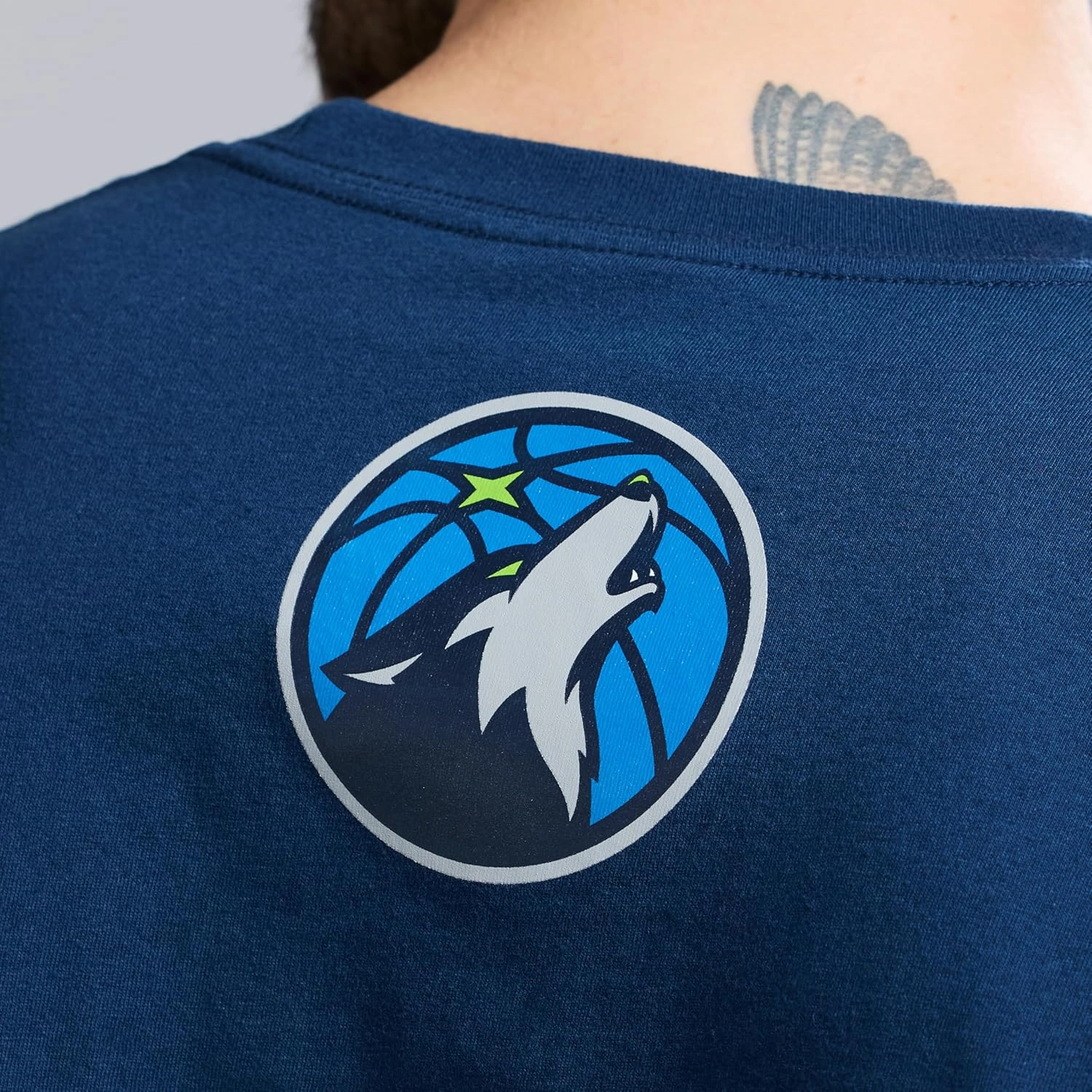 Men's X NBA Officially Licensed Graphic Short Sleeve Lightweight Crew Neck Cotton Team T-Shirt