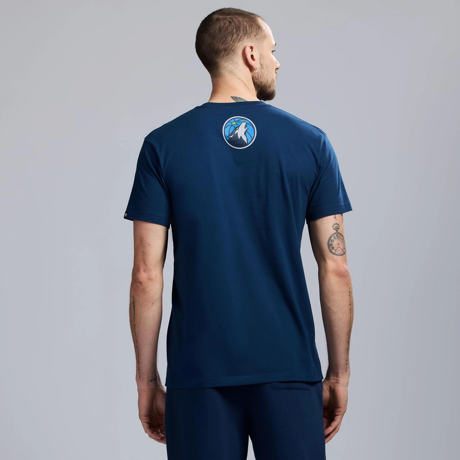 Men's X NBA Officially Licensed Graphic Short Sleeve Lightweight Crew Neck Cotton Team T-Shirt