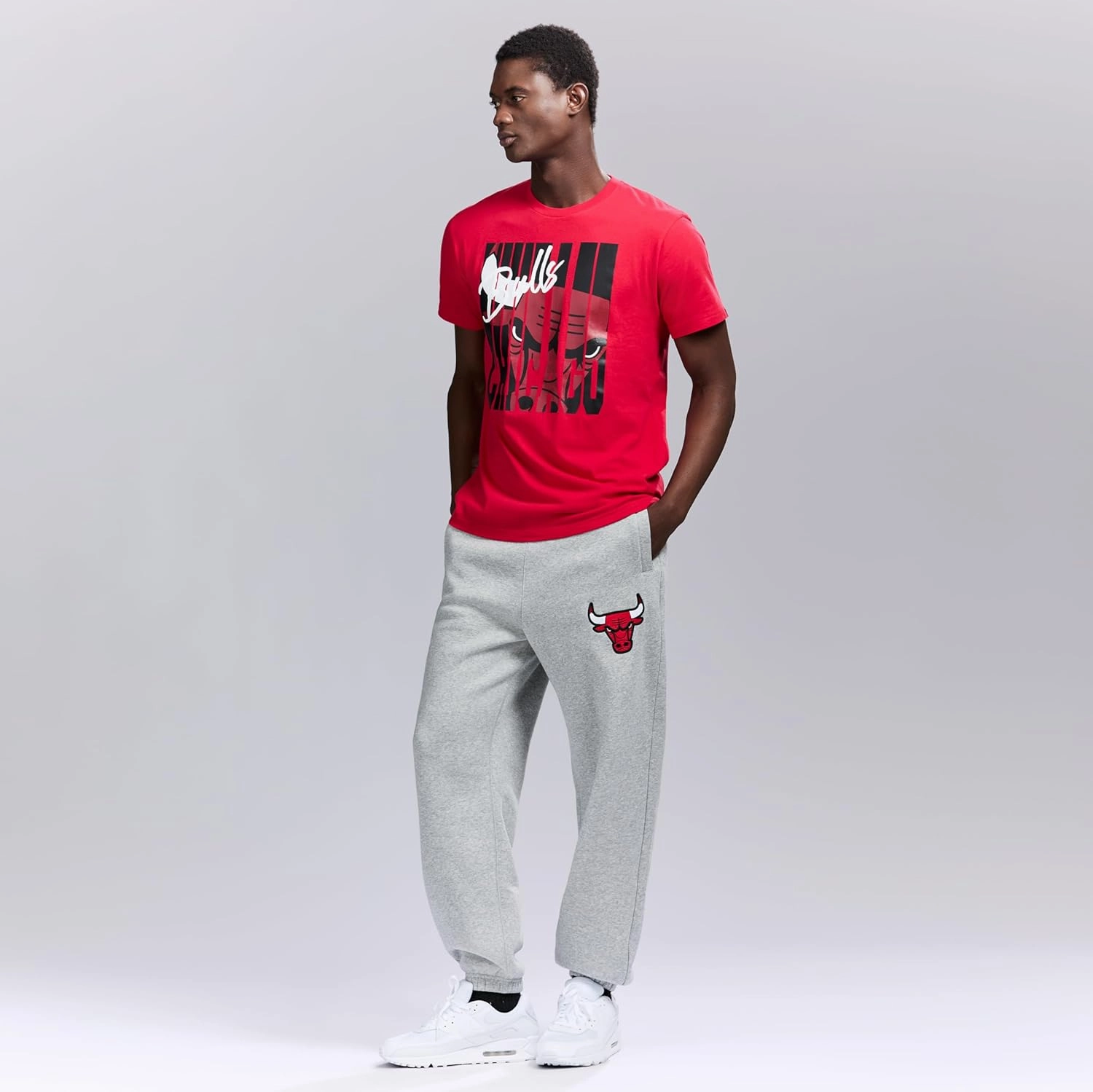 Men's X NBA Officially Licensed Graphic Short Sleeve Lightweight Crew Neck Cotton Team T-Shirt