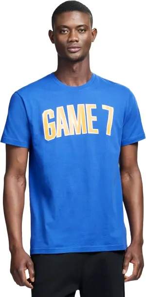 Men's Short Sleeve Lightweight Graphic Logo Crew Neck Cotton T-Shirt