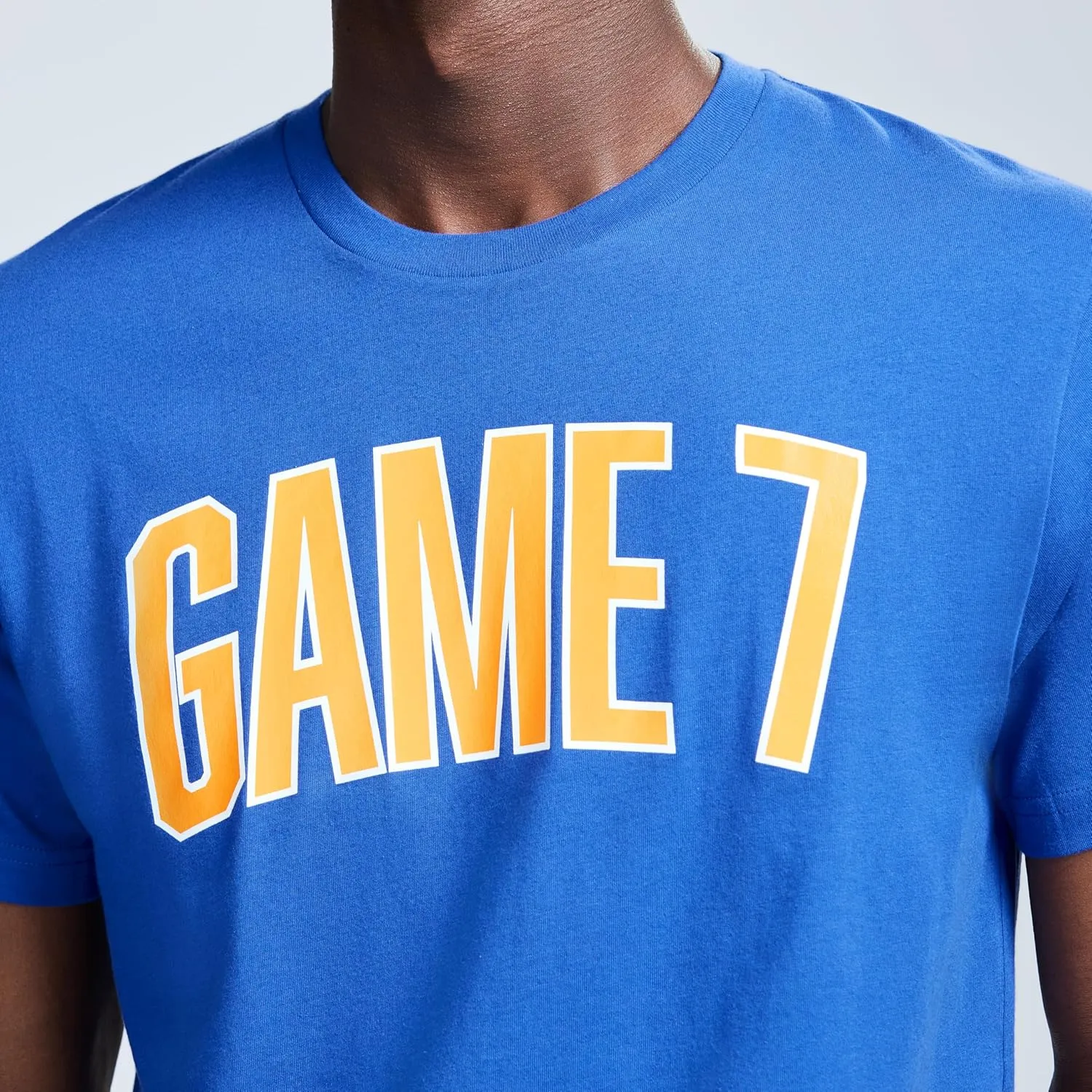 Men's Short Sleeve Lightweight Graphic Logo Crew Neck Cotton T-Shirt