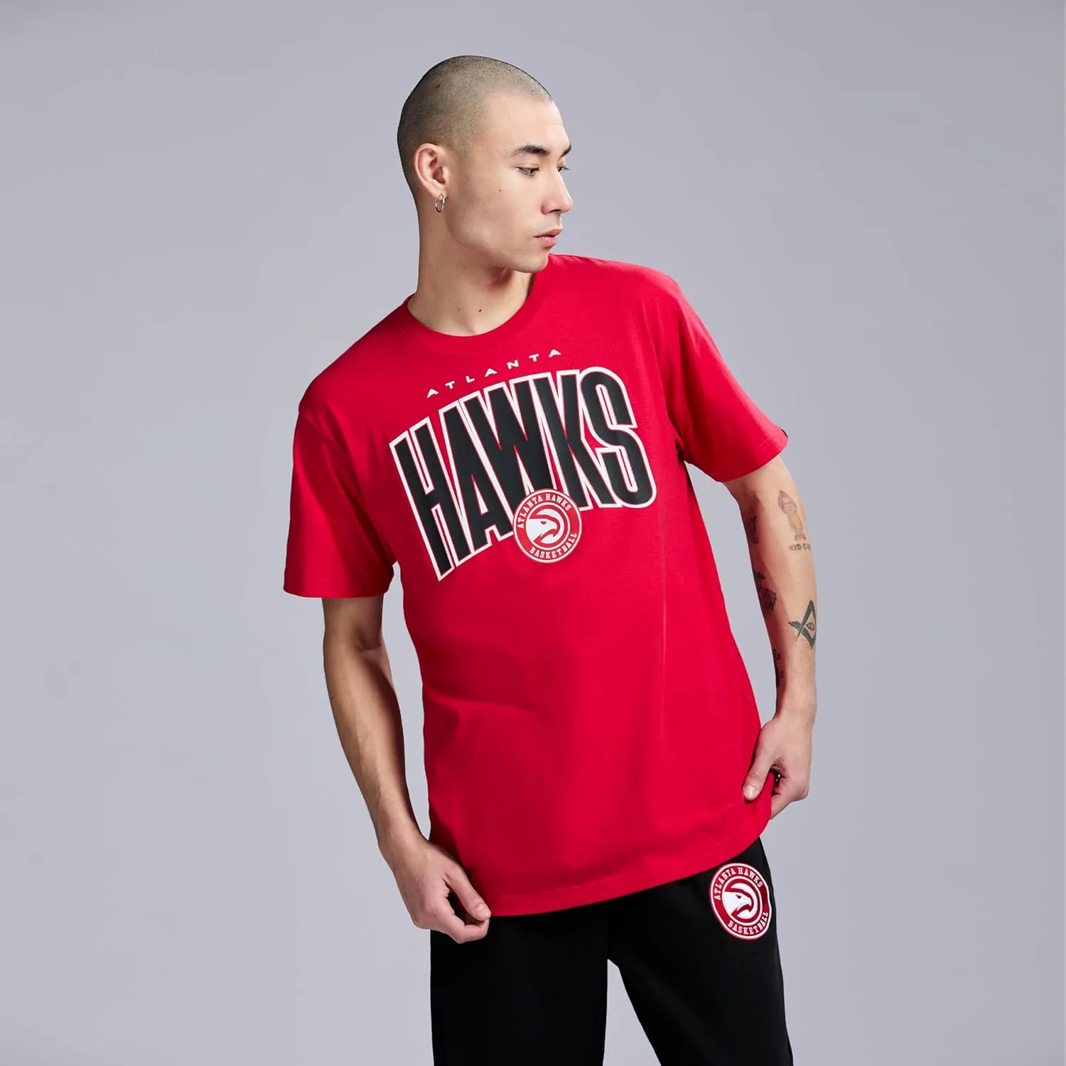 Men's X NBA Officially Licensed Graphic Short Sleeve Lightweight Classic Crew Neck Cotton T-Shirt