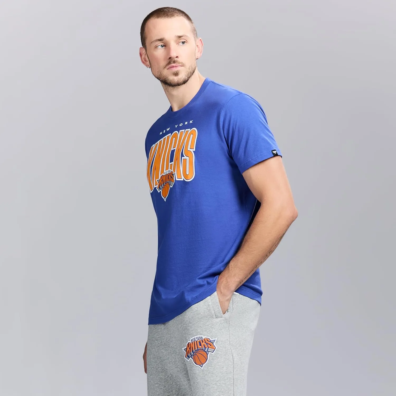 Men's X NBA Officially Licensed Graphic Short Sleeve Lightweight Classic Crew Neck Cotton T-Shirt