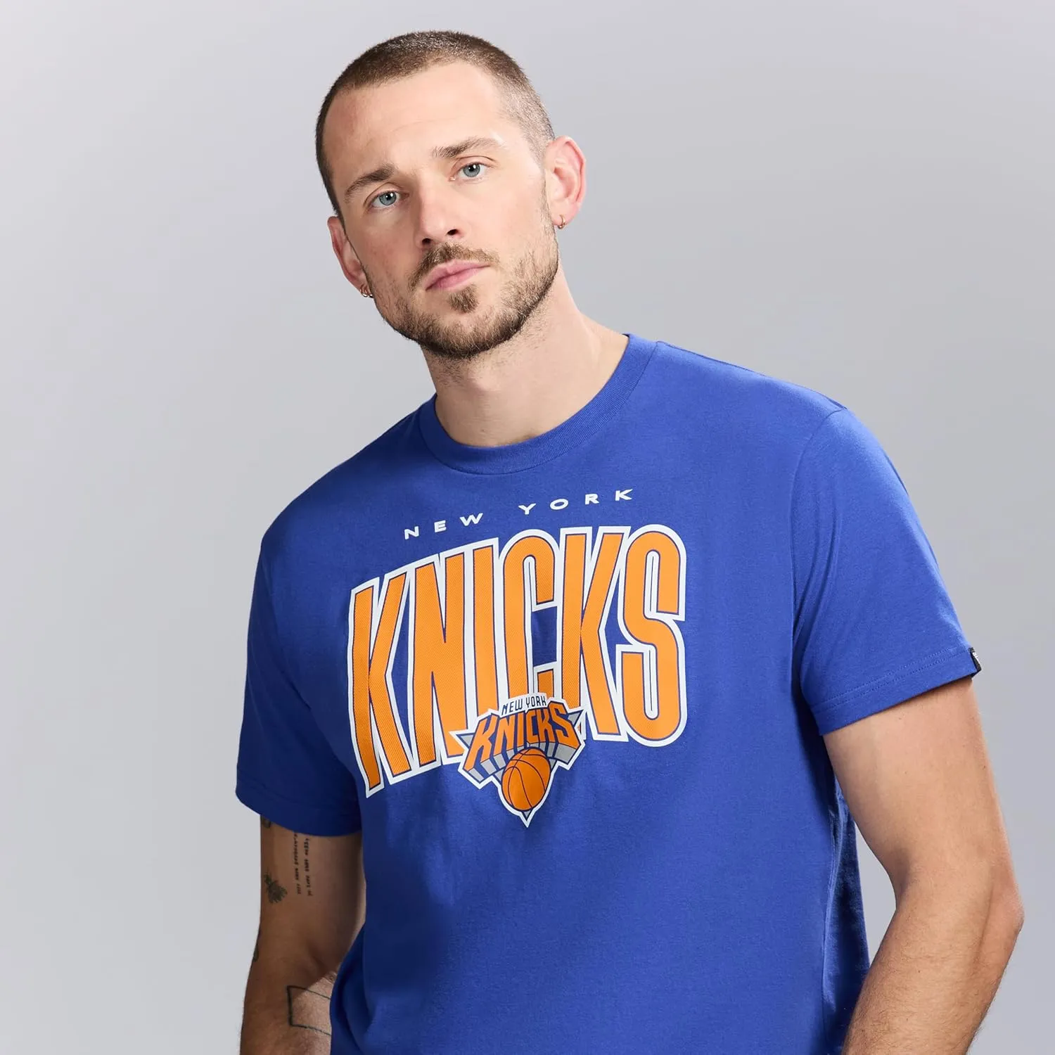 Men's X NBA Officially Licensed Graphic Short Sleeve Lightweight Classic Crew Neck Cotton T-Shirt