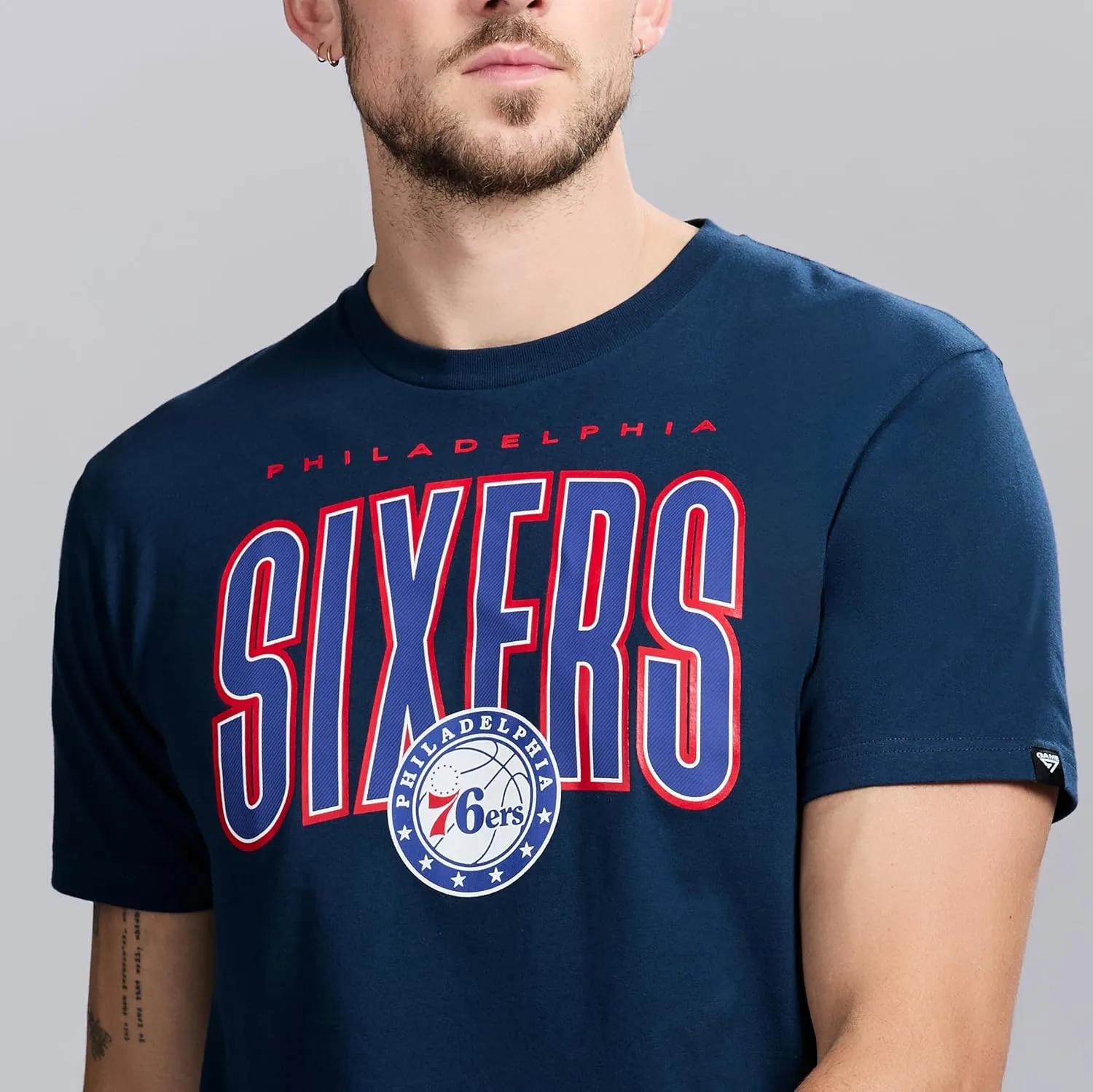Men's X NBA Officially Licensed Graphic Short Sleeve Lightweight Classic Crew Neck Cotton T-Shirt