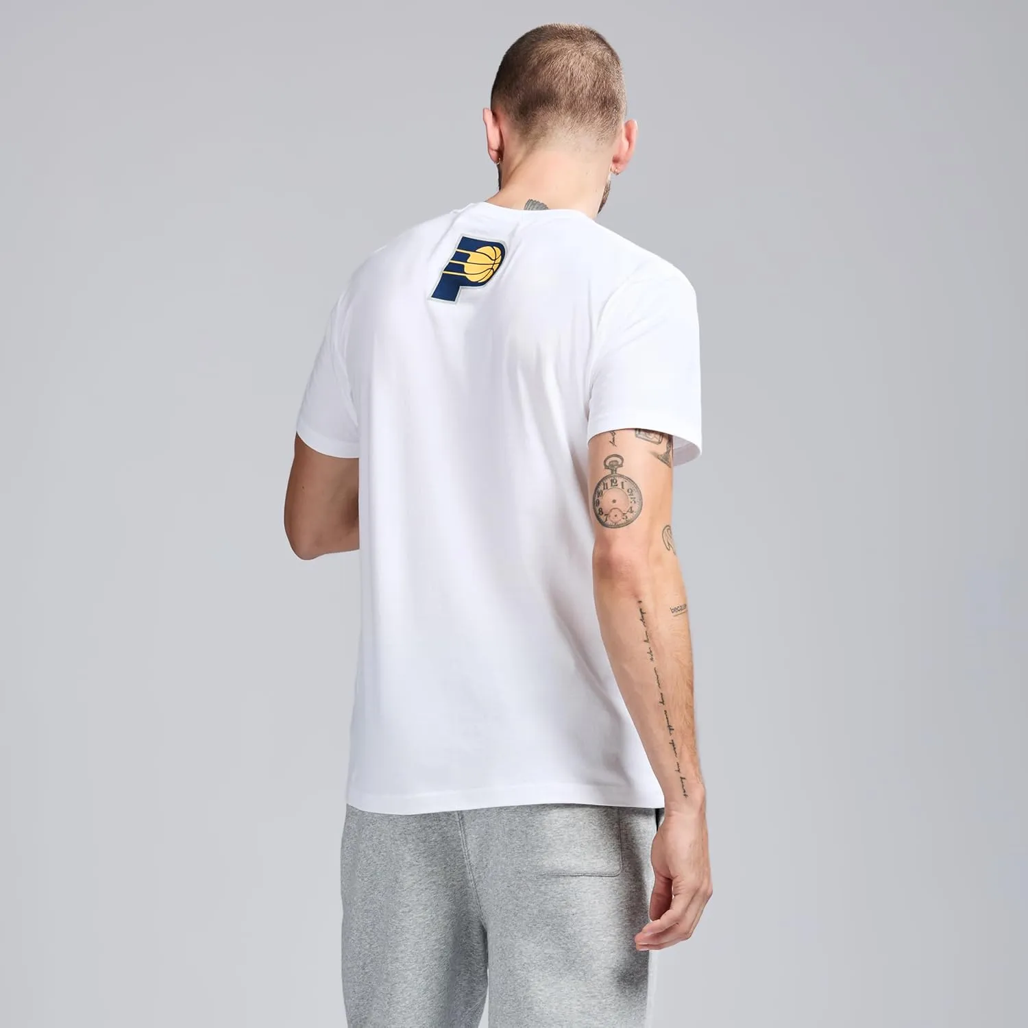 Men's X NBA Officially Licensed Graphic Short Sleeve Lightweight Crew Neck Cotton Team T-Shirt