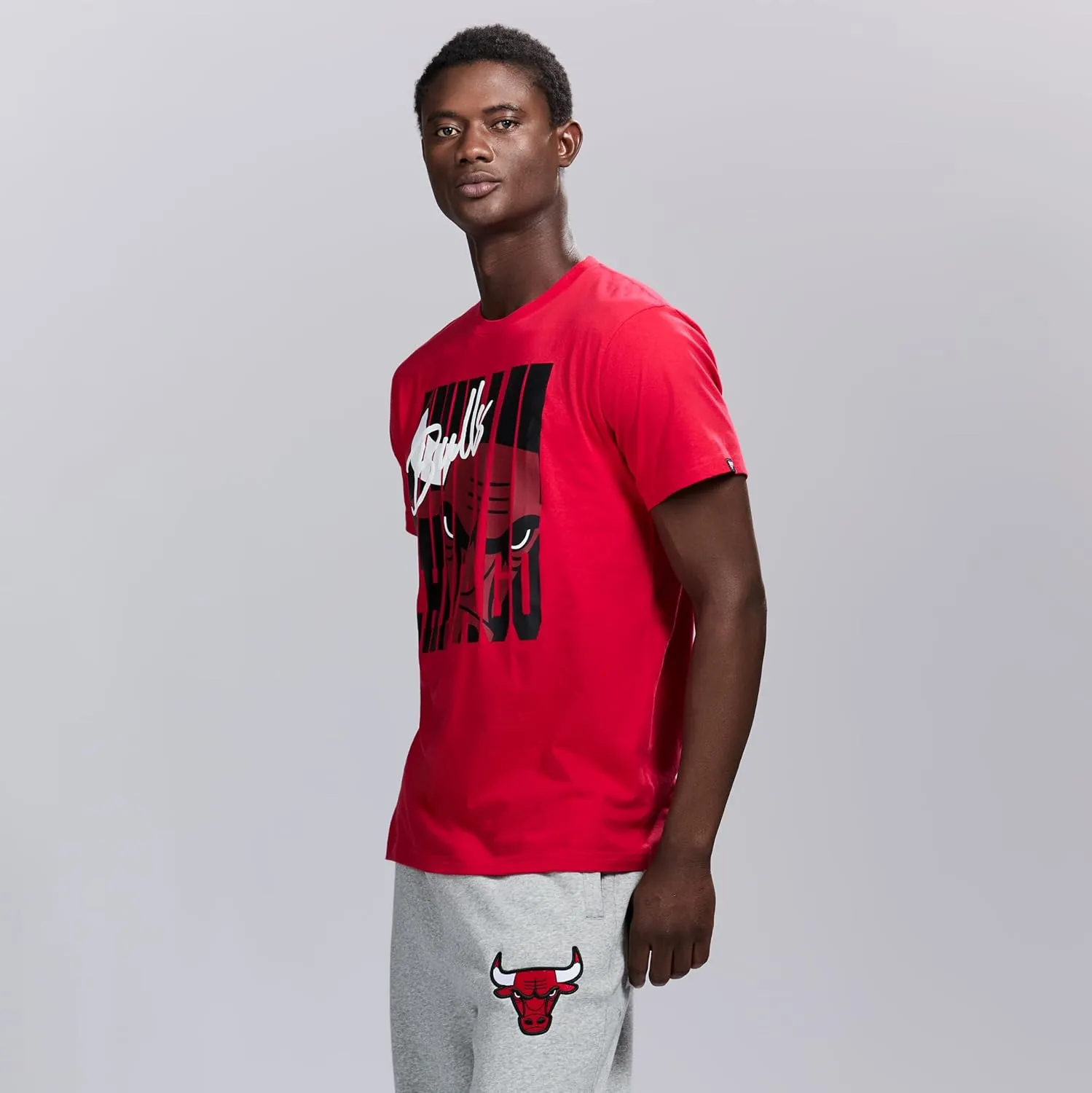 Men's X NBA Officially Licensed Graphic Short Sleeve Lightweight Crew Neck Cotton Team T-Shirt