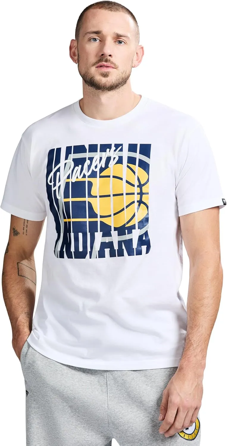 Men's X NBA Officially Licensed Graphic Short Sleeve Lightweight Crew Neck Cotton Team T-Shirt