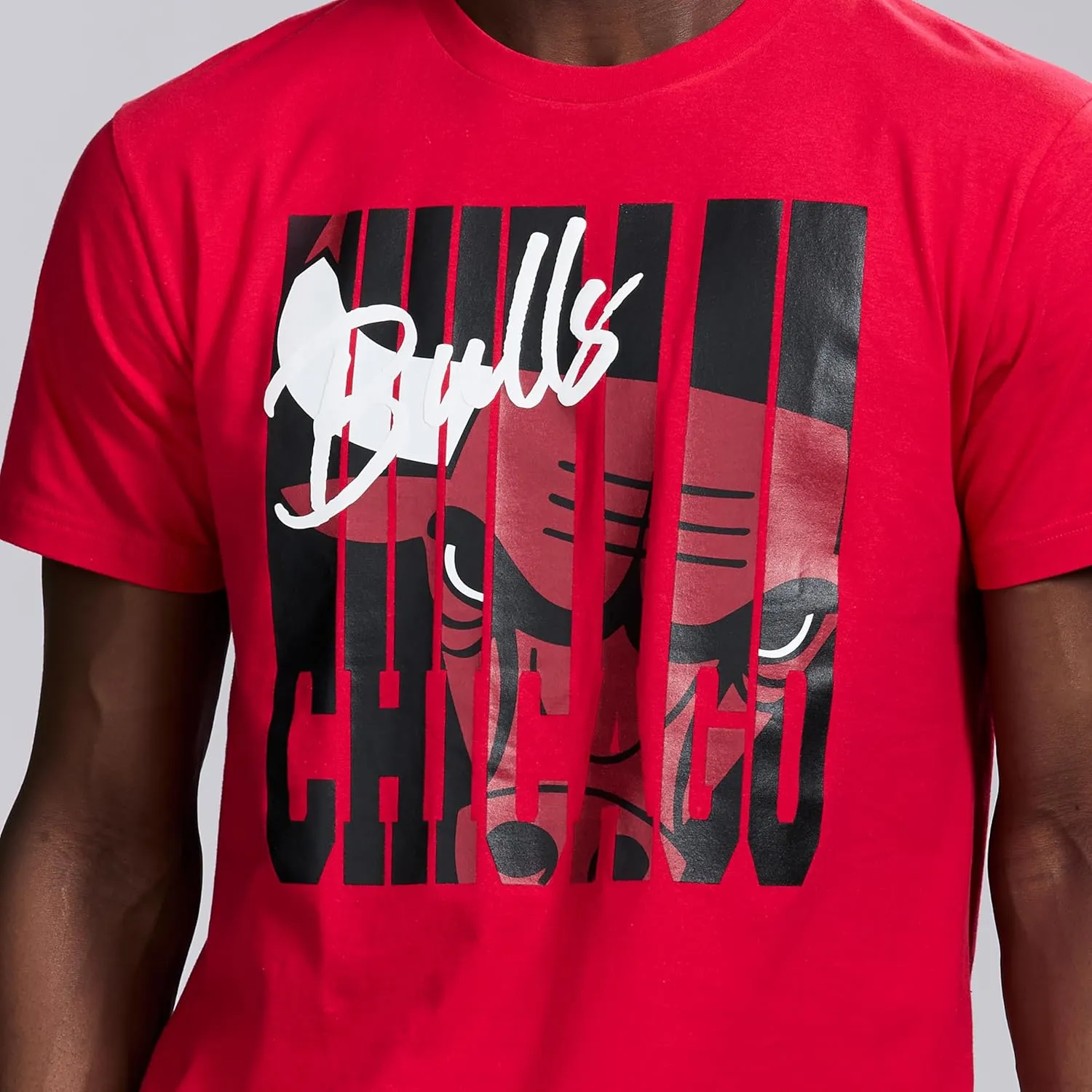 Men's X NBA Officially Licensed Graphic Short Sleeve Lightweight Crew Neck Cotton Team T-Shirt