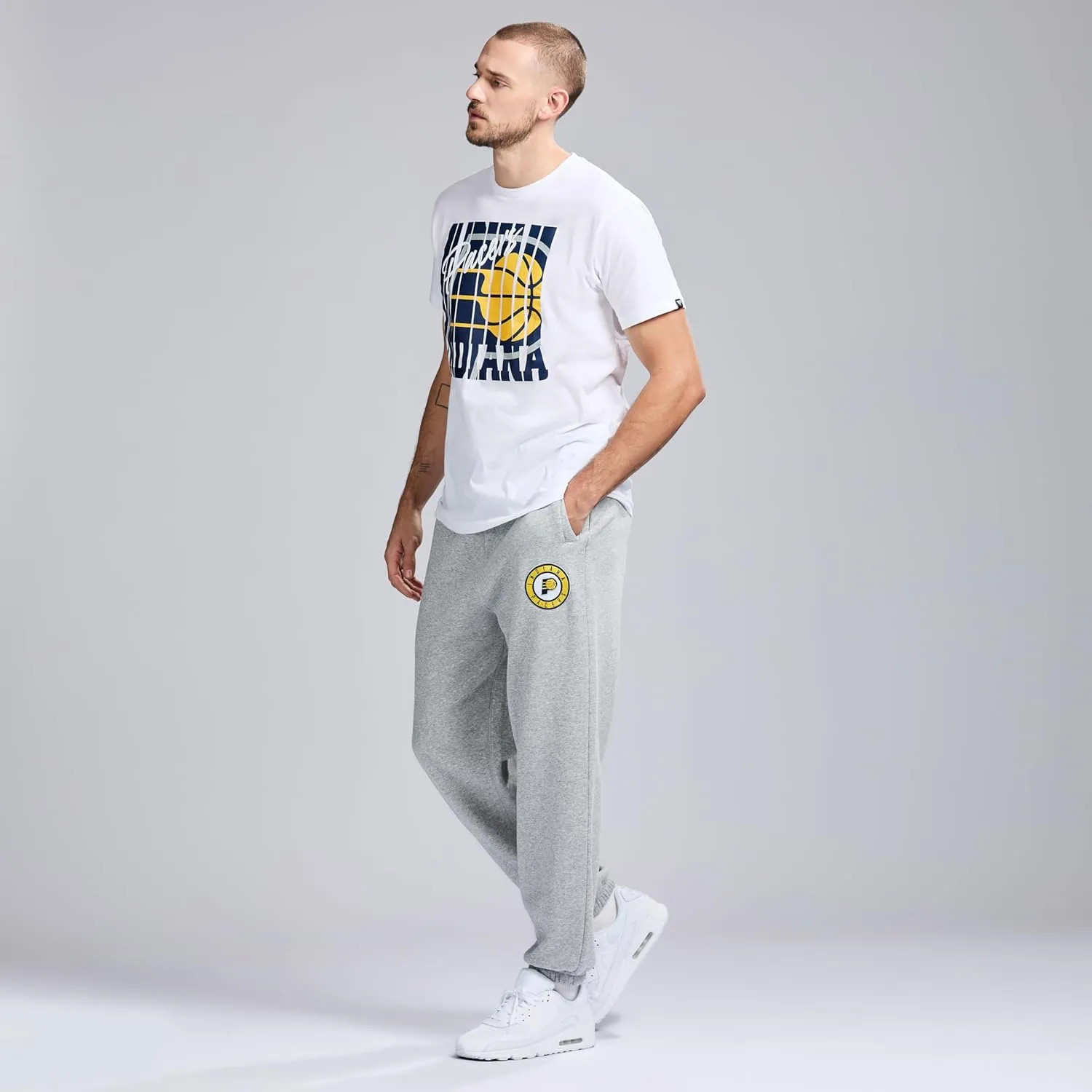 Men's X NBA Officially Licensed Graphic Short Sleeve Lightweight Crew Neck Cotton Team T-Shirt