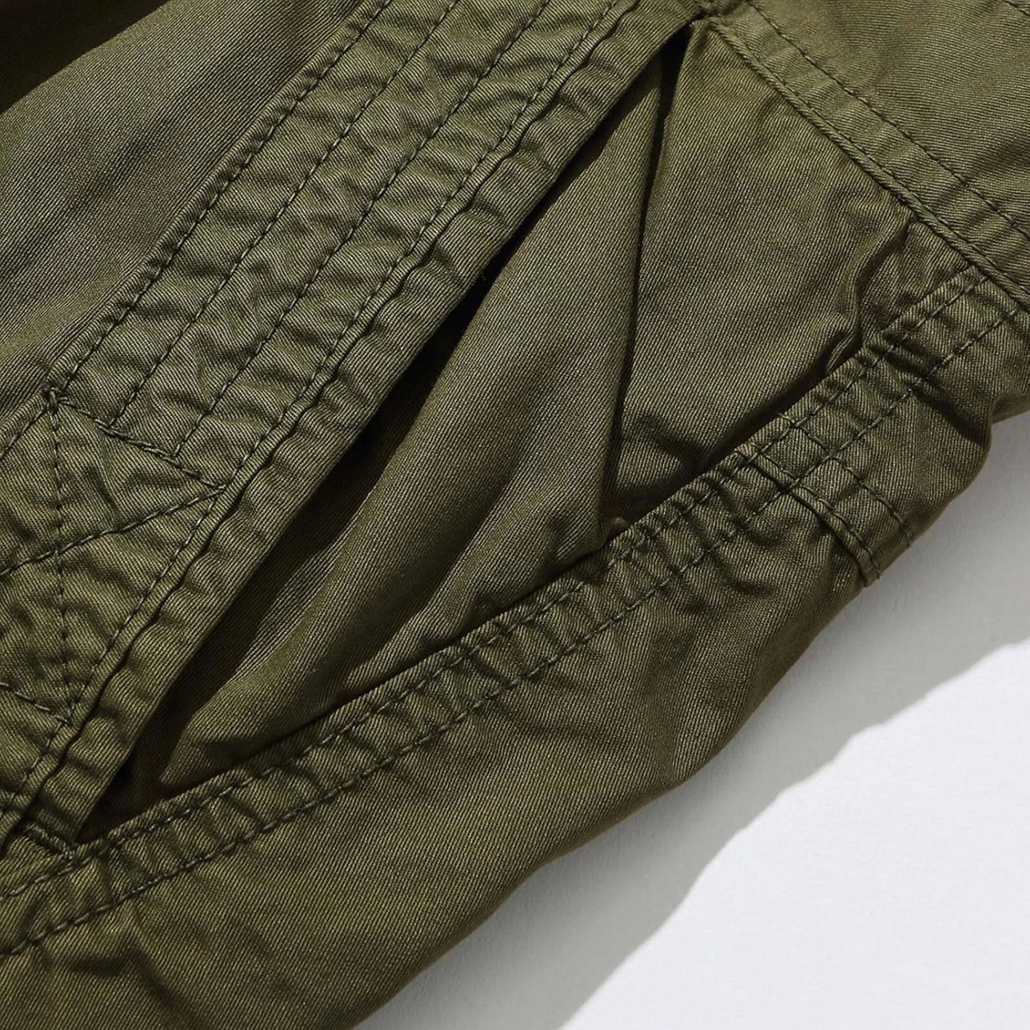 Mens Casual Shorts 7 Inch Inseam Stretch Multi Pocket Cargo Shorts Regular Fit Hiking Athletic Shorts Trendy Clothes