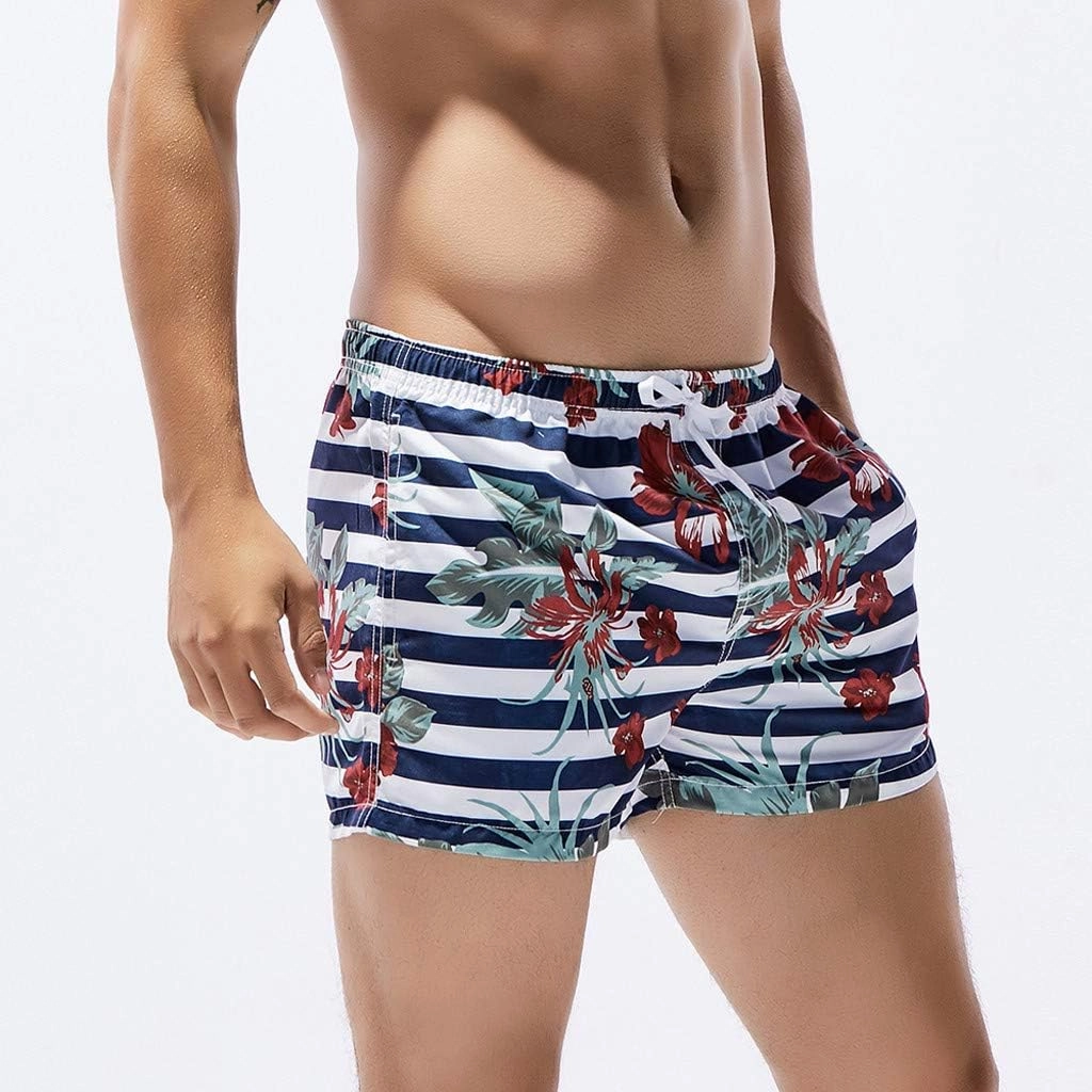 Mens Swim Trunks Trunks with Quick Dry Beach Shorts with Pockets Swim Trunks Men Mens Swim Trunks Summer Cool Quick