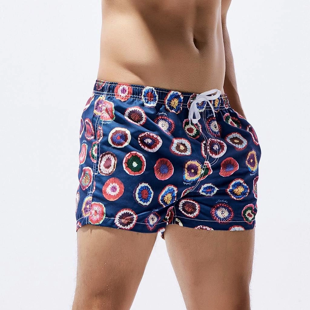 Mens Swim Trunks Trunks with Quick Dry Beach Shorts with Pockets Swim Trunks Men Mens Swim Trunks Summer Cool Quick