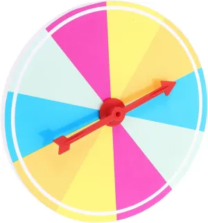 MERRYHAPY Rotatable Prize Wheel Game Prop Slot Spinner for Parties Festivals and Raffles Portable Easy to Use for DIY Games and Celebrations