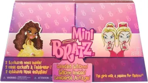 MGA's Miniverse Mini Bratz Limited Edition 2-Pack, Holiday Felicia and Tweevils Mini Figures in Display Packaging