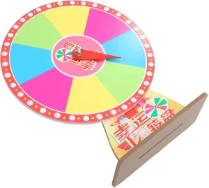 Milisten Luck Prize Wheel Game Prize Wheel Carnival Holiday Activities Game Prop