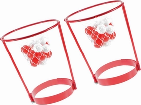 Milisten 2pcs Headband Basketball Fun Parent Game for Outdoor Indoor Activities Lightweight and Safe Catching Basketball Headband Party Favors for Boys Red