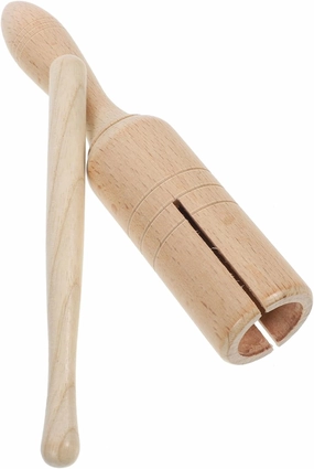 Milisten 5 Sets Wooden Guiro Percussion Instrument Rhythm for Preschool Music Education Develops Creativity and Cognitive Skills for Indoor and Birthday