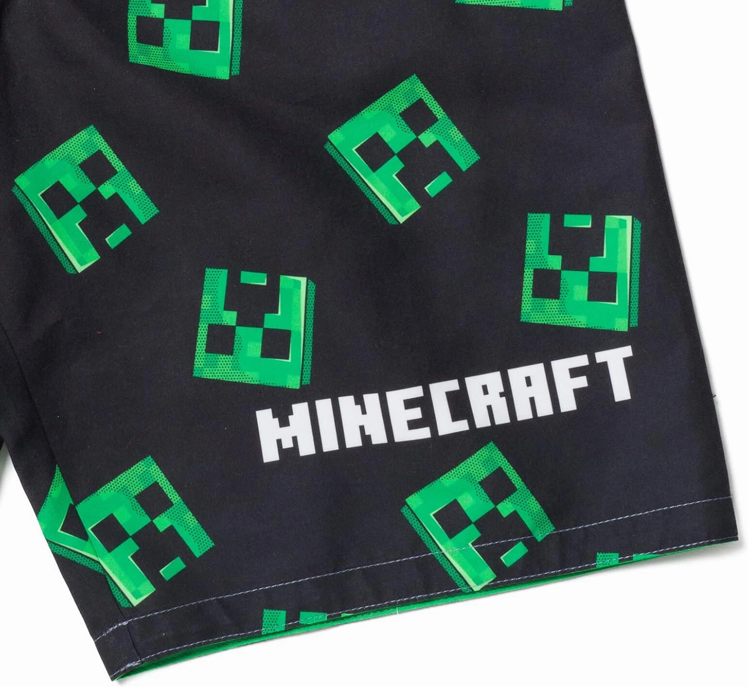 Minecraft UPF 50  Swim Trunks Bathing Suit Toddler to Big Kid Sizes (4T - 18-20)
