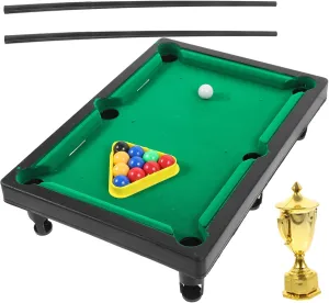 Mini Billiards Table Boys and Girls Billiard Set Pool Games for Boys and Girls Pool Toys Educational Toys