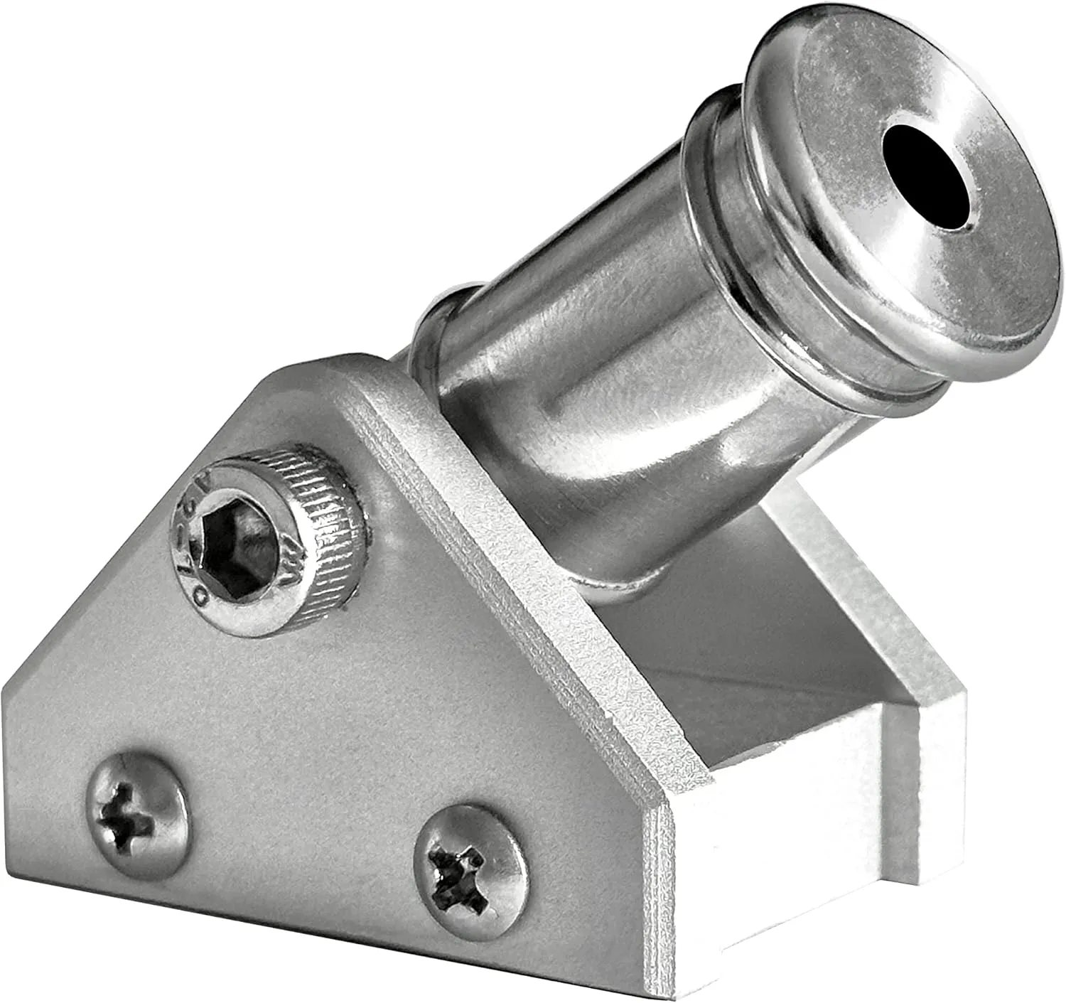 Mini Desktop Cannon Model Set Replica Collectible Desktop Decoration Stainless Steel （Silver）