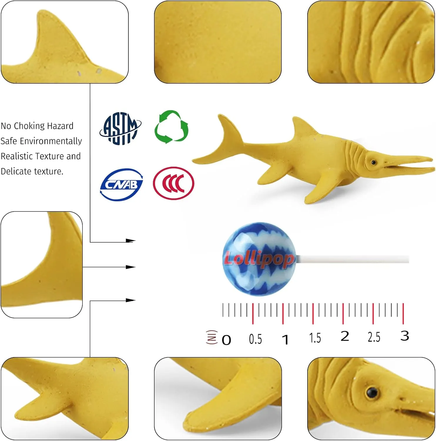 Mini Prehistoric Sea Creatures Toys Ancient Dinosaur Toy Set 2-4 Inch Marine Animal Figures Cake Topper Girls Boys Kids Toddlers Birthday Gift