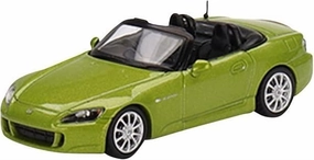 MINI GT MGT00396-R 1/64 Honda S2000 (AP2), Lime Green Metallic, Right Handle, Finished Product