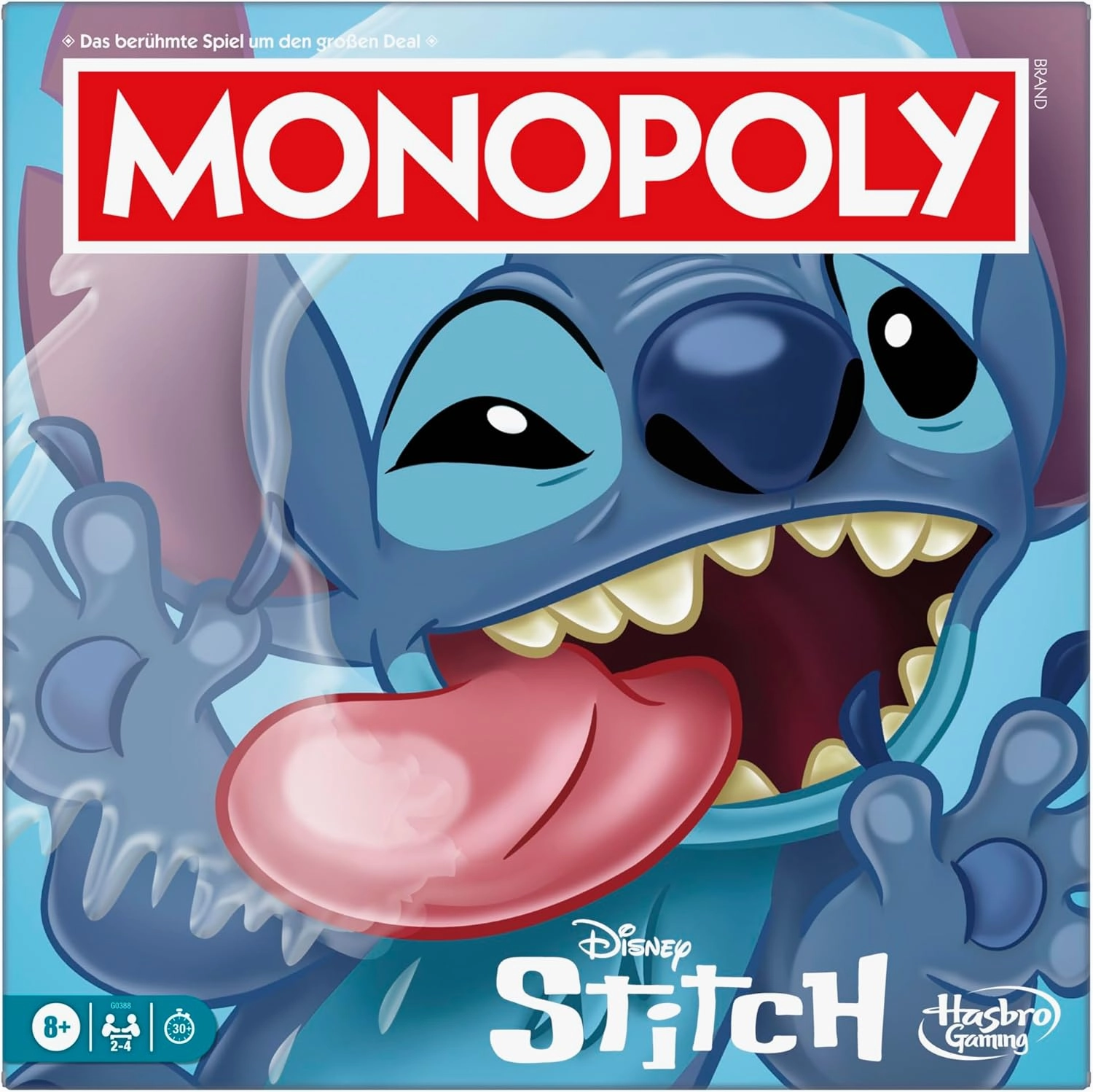 Monopoly Disney Stitch Edition Board Game - German Version