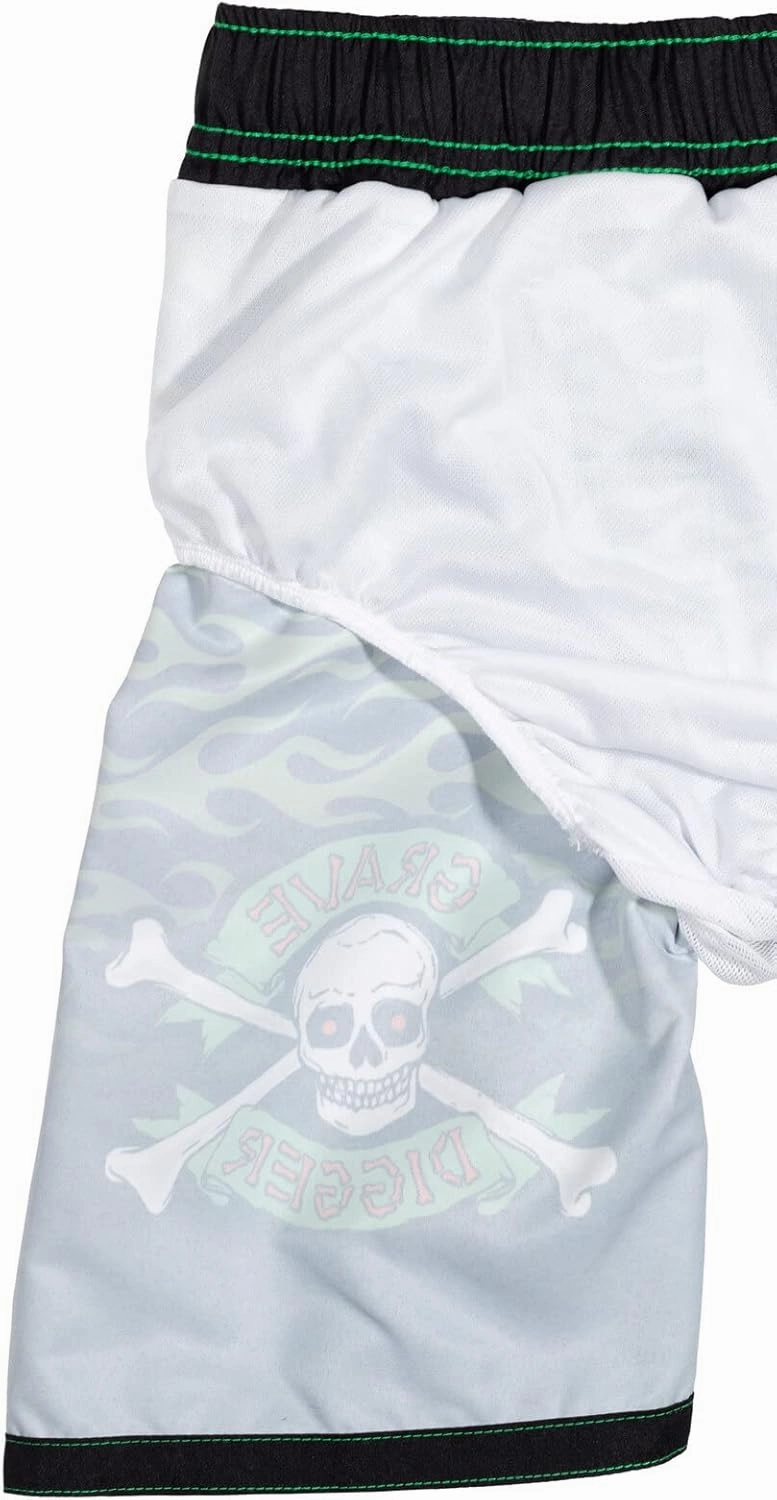 Monster Jam UPF 50  Pullover Rash Guard and Swim Trunks Outfit Set Toddler to Big Kid Grave Digger El Toro Loco Megalodon