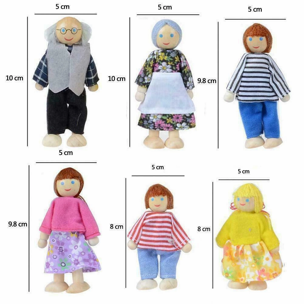 Montessori Dollhouse Small Dolls & Families | Choice of Sets | 3 years 
