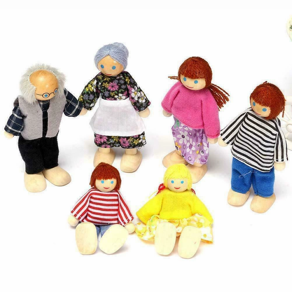 Montessori Dollhouse Small Dolls & Families | Choice of Sets | 3 years 
