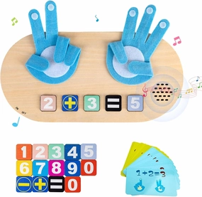 Montessori Toys Number Blocks Toys for Kids, Learning Toys for Toddlers 3  Years with Music, Math Game Educational Toys, Homeschool Supplies Preschool Kindergarten Math Manipulatives