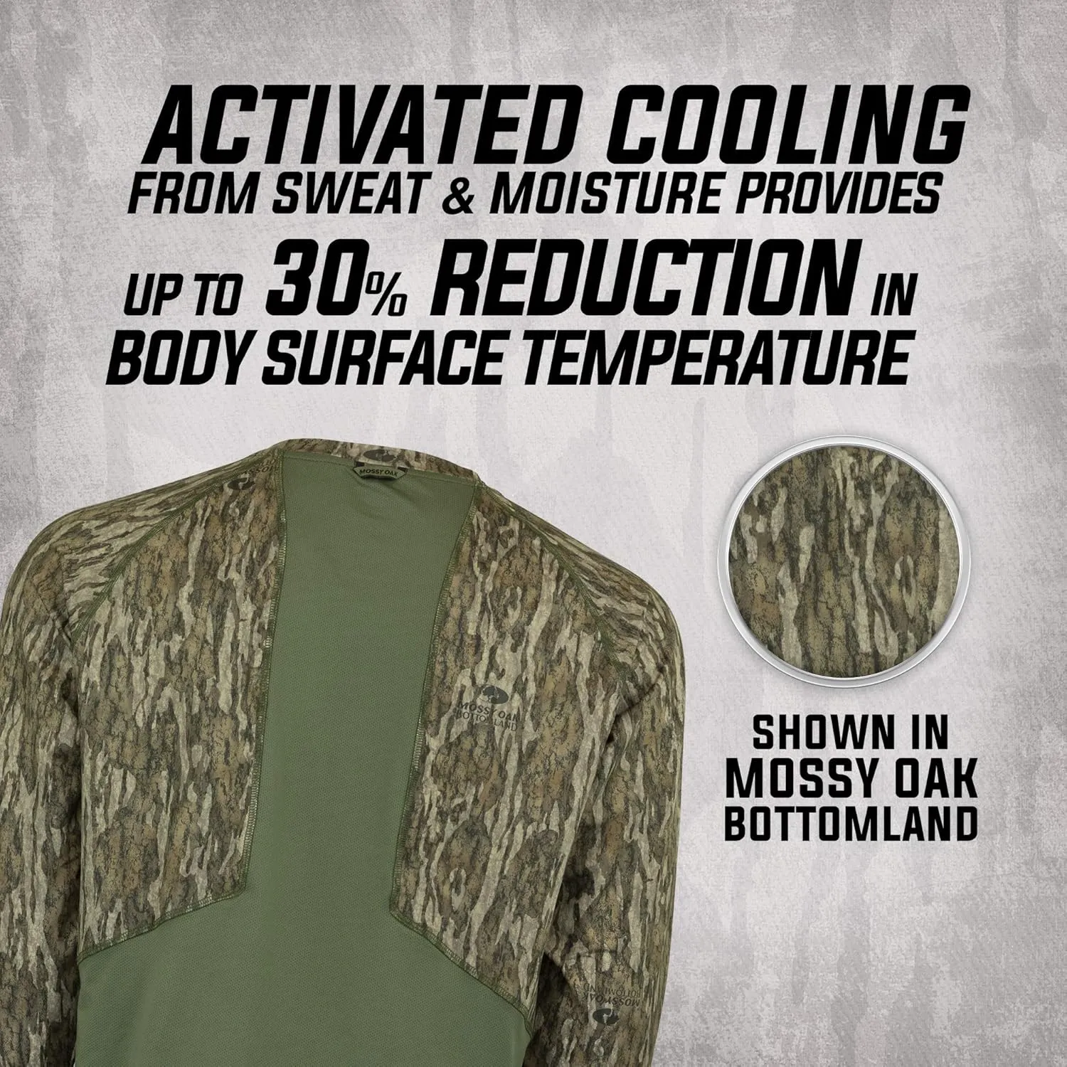 Mossy Oak Men's Lightweight Camo Shirts Hunting