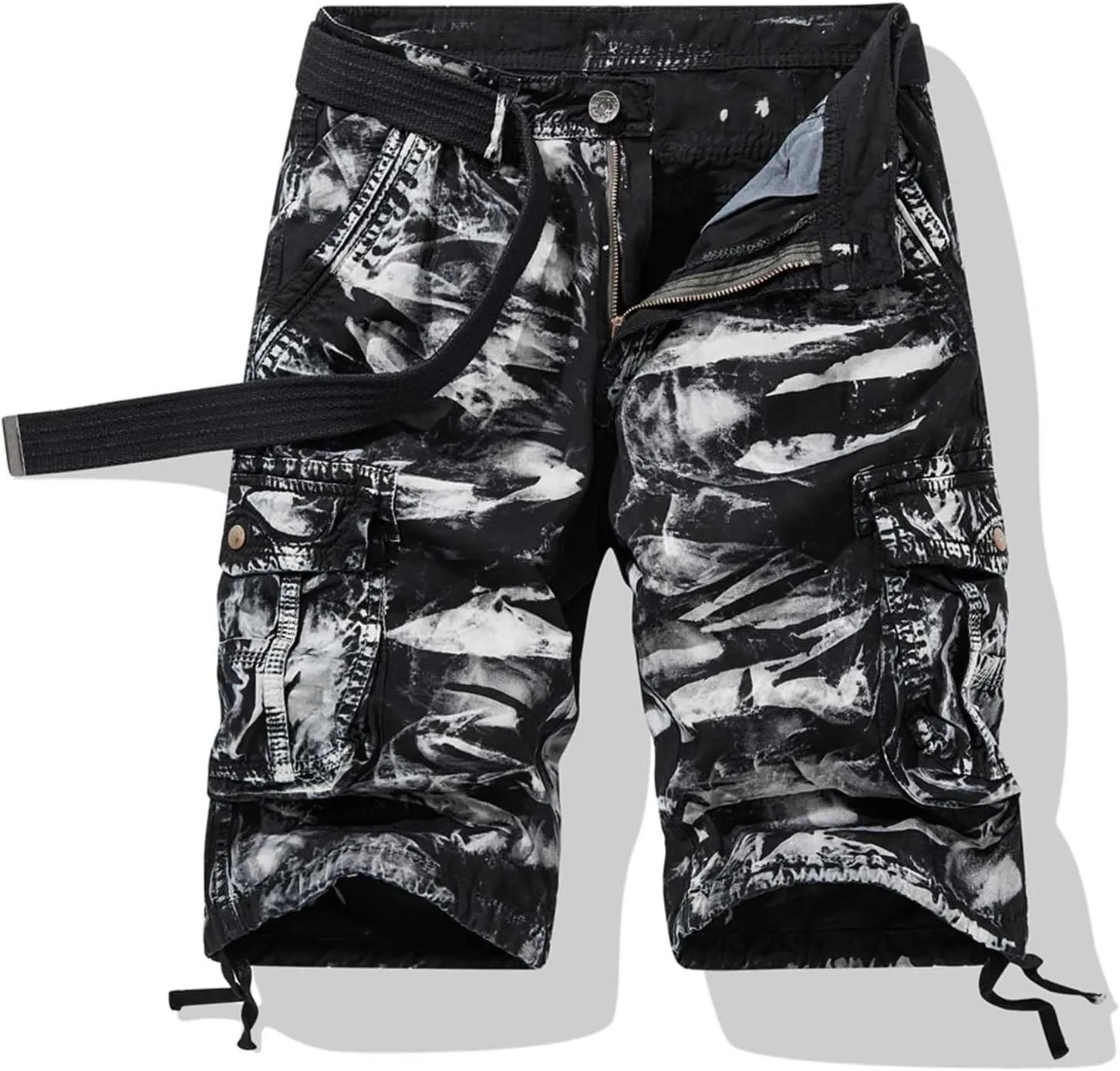 Muscularfit Cargo Shorts for Men 2023 Regular and Big & Tall Camo Multi Pockets Tooling Shorts Fashion Outdoor Work Shorts
