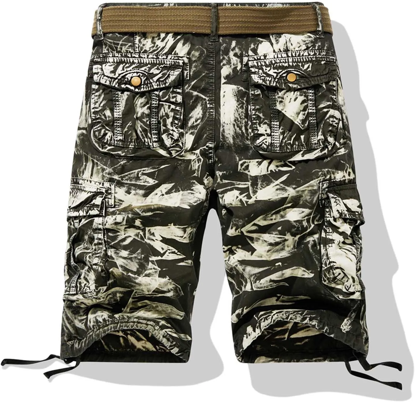 Muscularfit Cargo Shorts Men Regular Fit Camouflage Shorts Multi Pocket Camo Tooling Shorts Summer Casual Work Beach Shorts