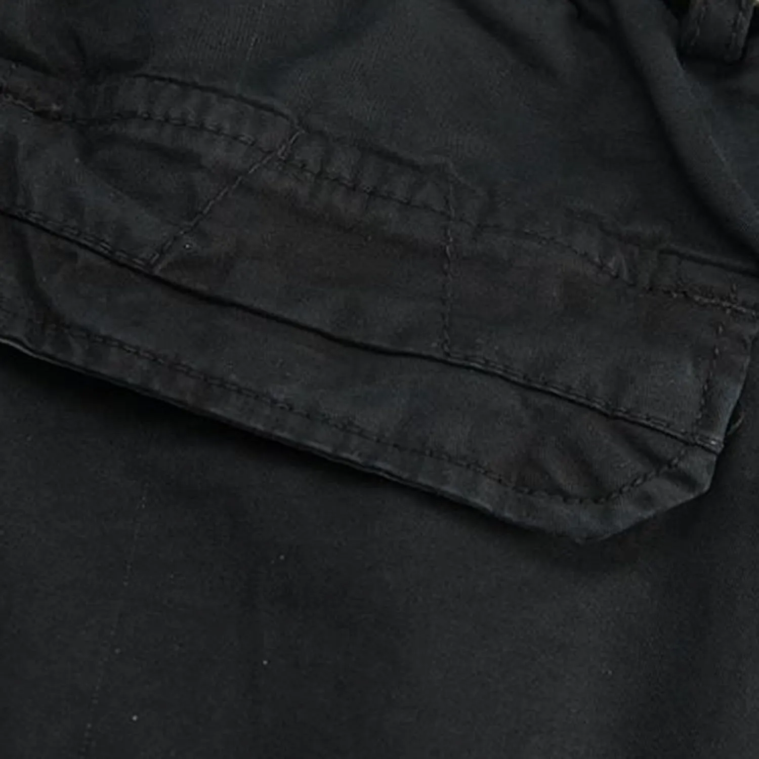 Muscularfit Elastic Waist Baggy Cargo Shorts Men 2024 Trendy Multi Pocket Cotton Shorts Lightweight Sport Workout Gym Shorts