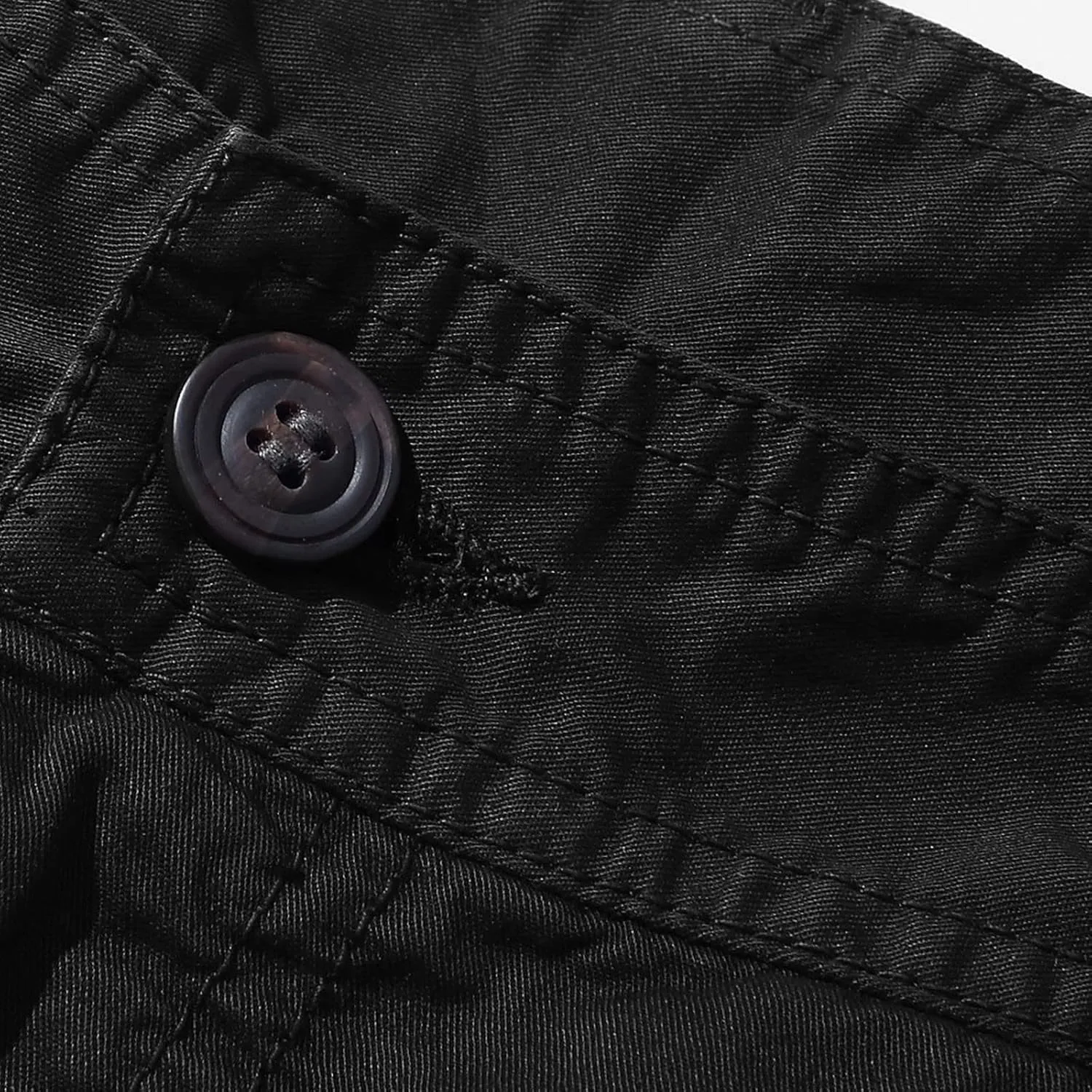 Muscularfit Mens Gym Shorts with Pockets Casual Cotton Buckle Zipper Solid Tooling Shorts Big and Tall Work Utility Shorts