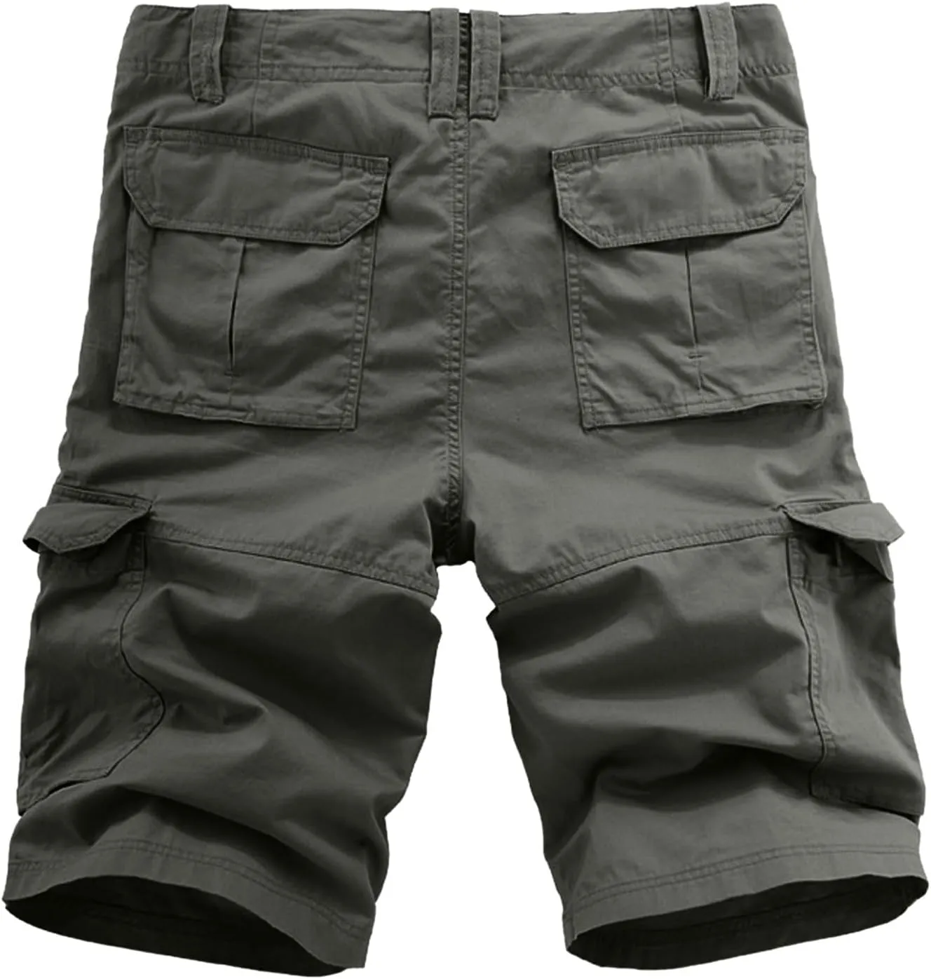 Muscularfit Mens Shorts 6 Inch Inseam Casual Cotton Multi Pockets Cargo Shorts Regular Big and Tall Work Utility Shorts 2023
